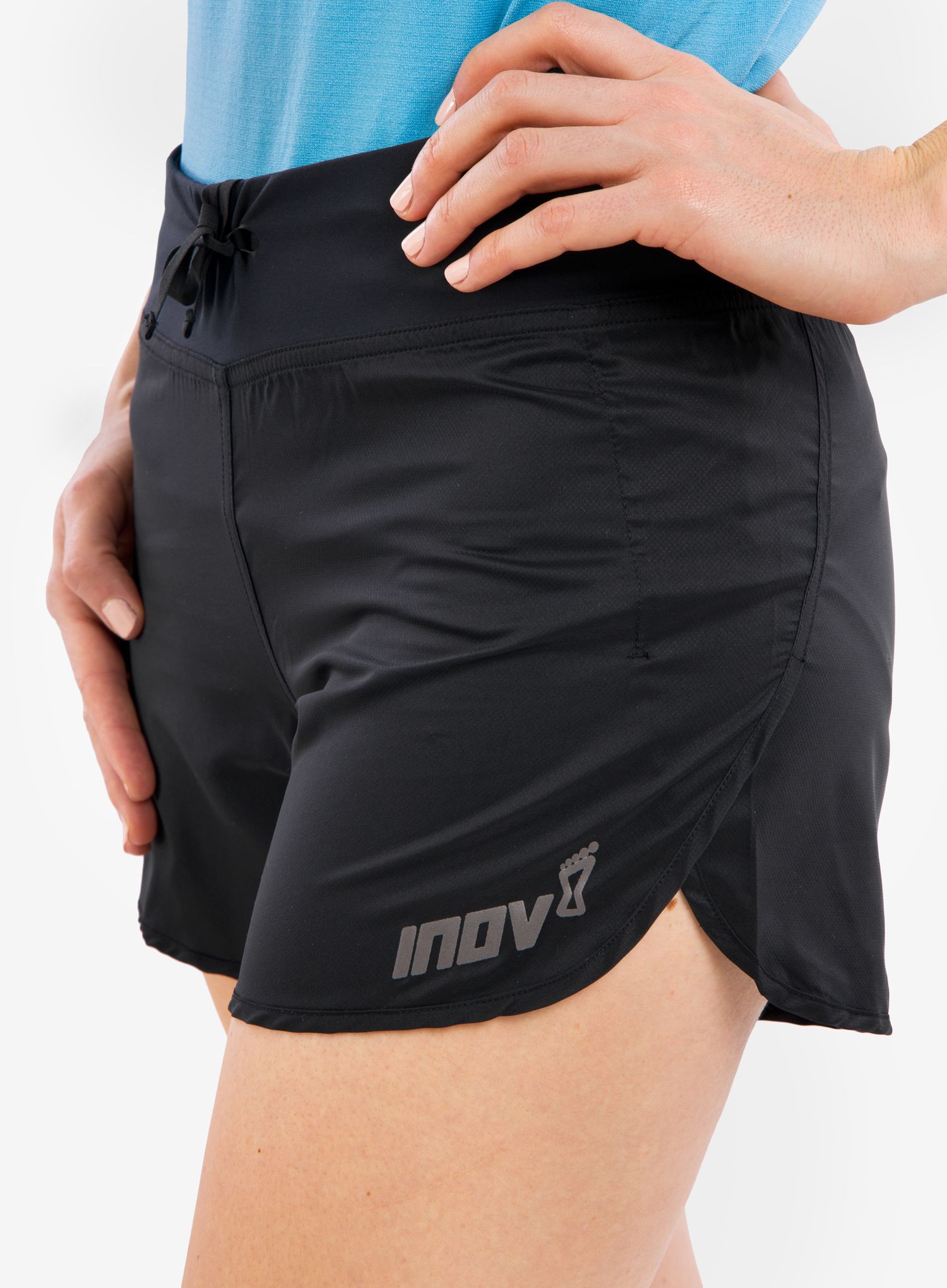 Ženske kratke hlače Inov-8 Race Elite 4 Trail Short - black