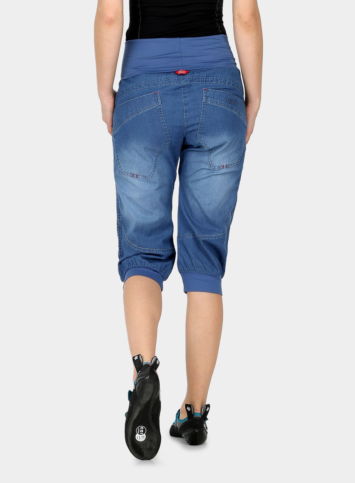 Ženske penjačke kratke hlače Ocun Noya Short Jeans - middle blue