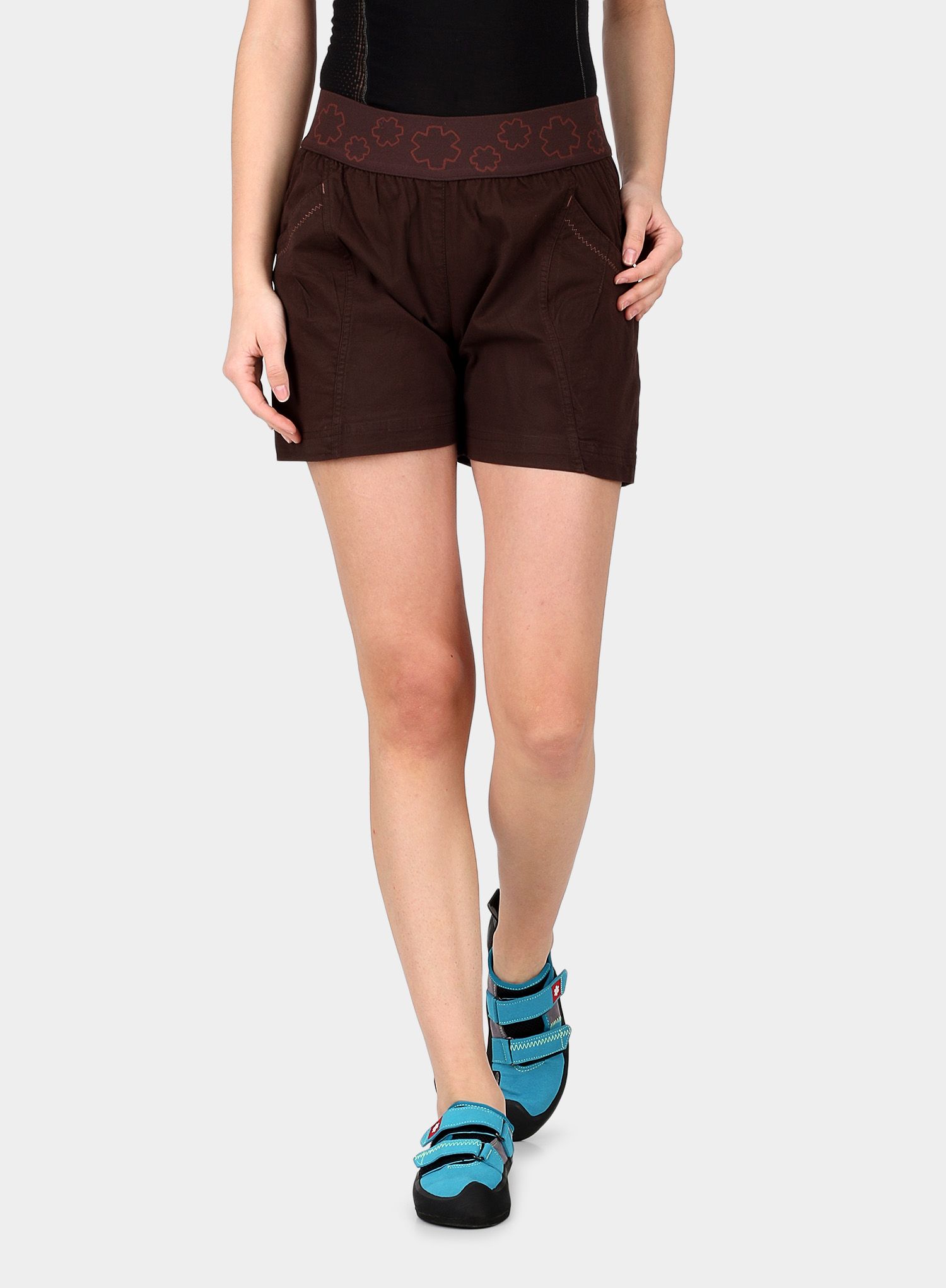 Ženske kratke hlače Ocun Pantera Shorts - chocolate