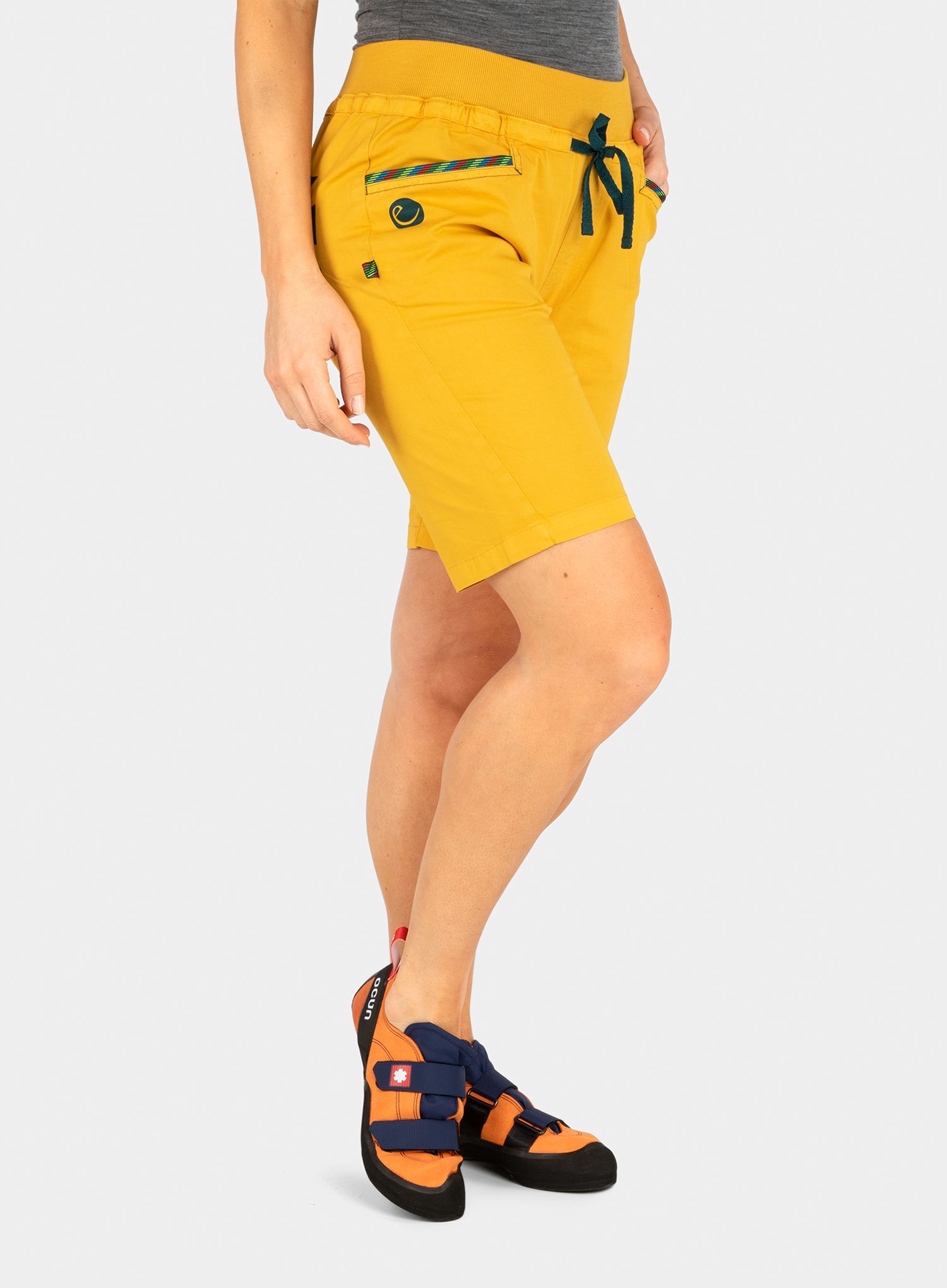 Ženske kratke hlače Edelrid Glory Shorts II - golden yellow