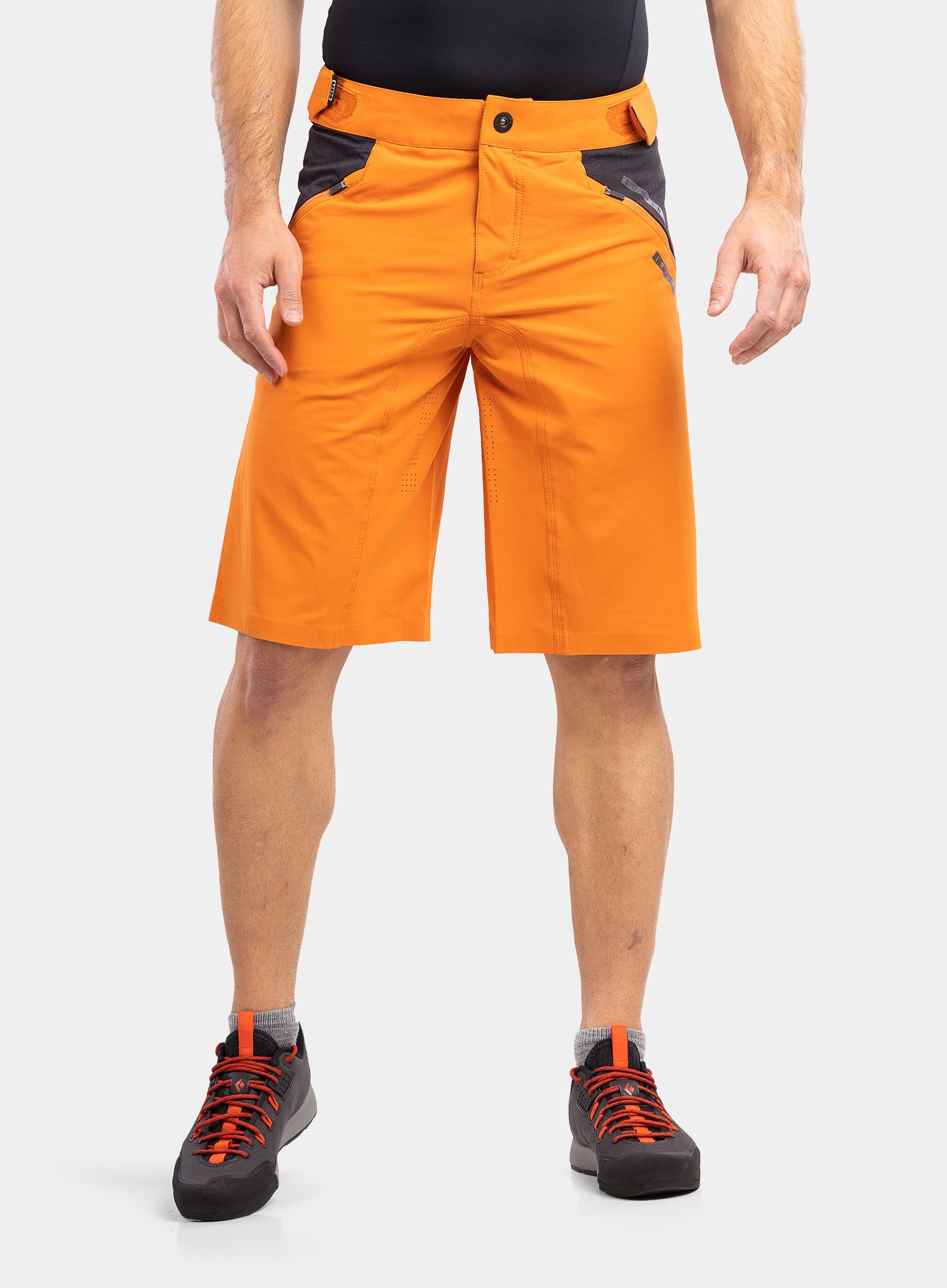 Biciklističke kratke hlače ION Traze AMP - riot orange