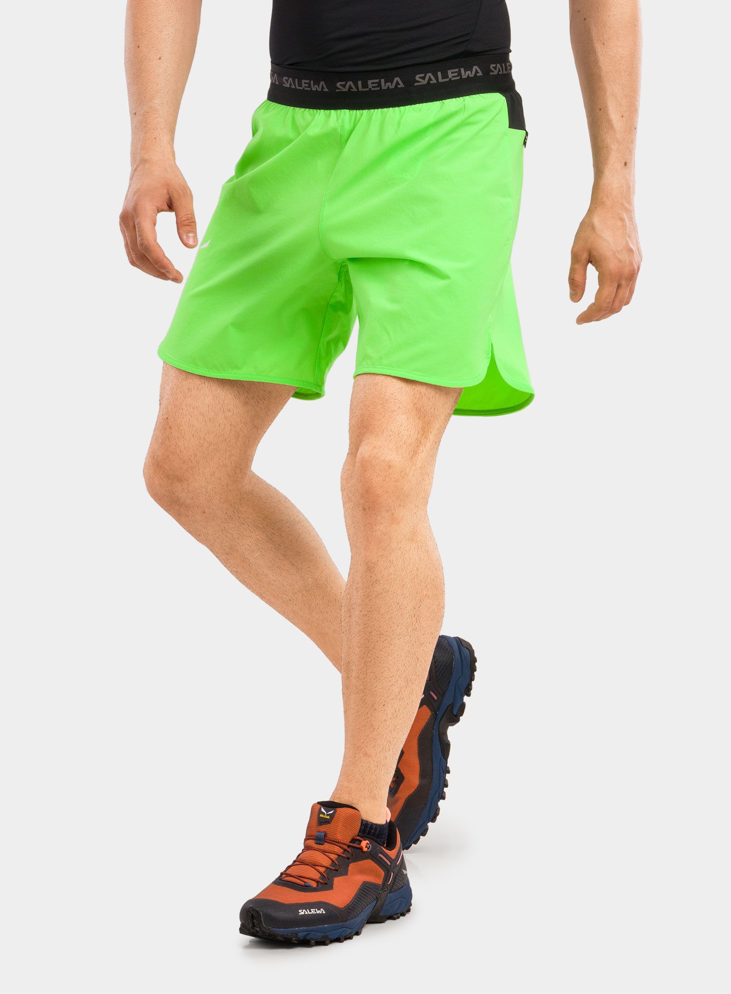 Muške kratke hlače Salewa Pedroc 2 DST Shorts - fluo green