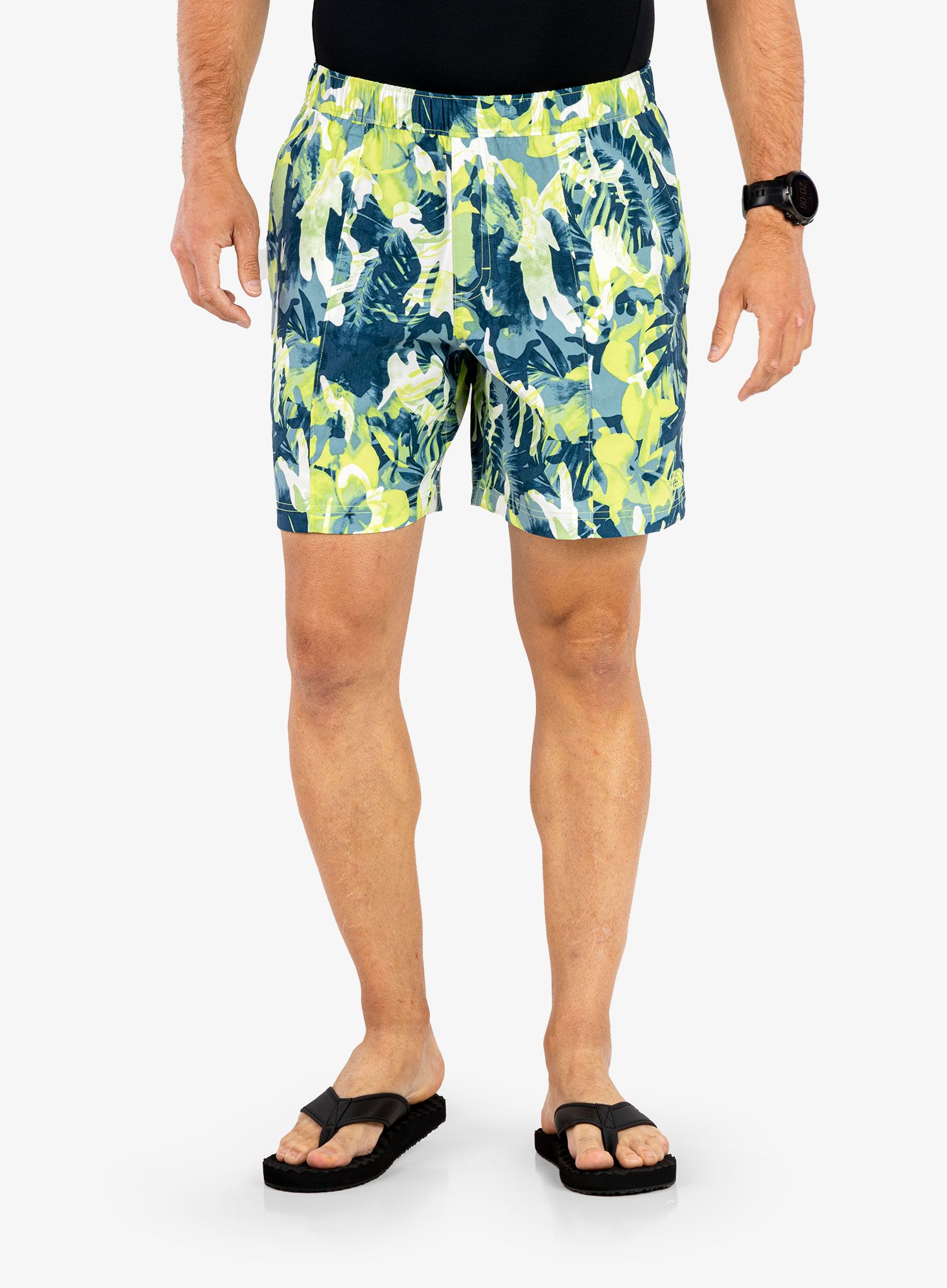 Kratke hlače The North Face Printed Class V Pull On Short - sharp grn tropical camo
