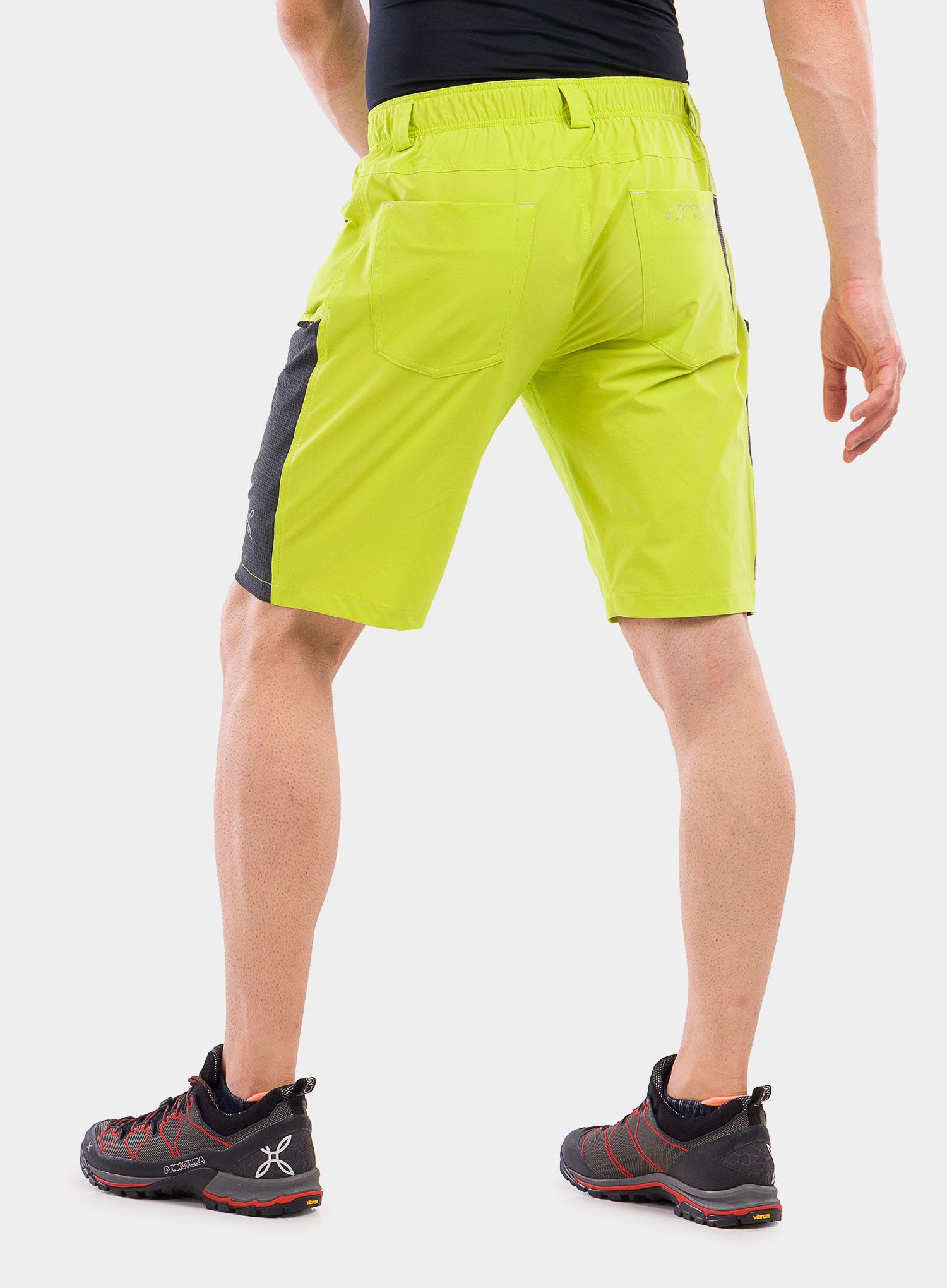Muške kratke hlače Montura Project Bermuda - lime green/lead