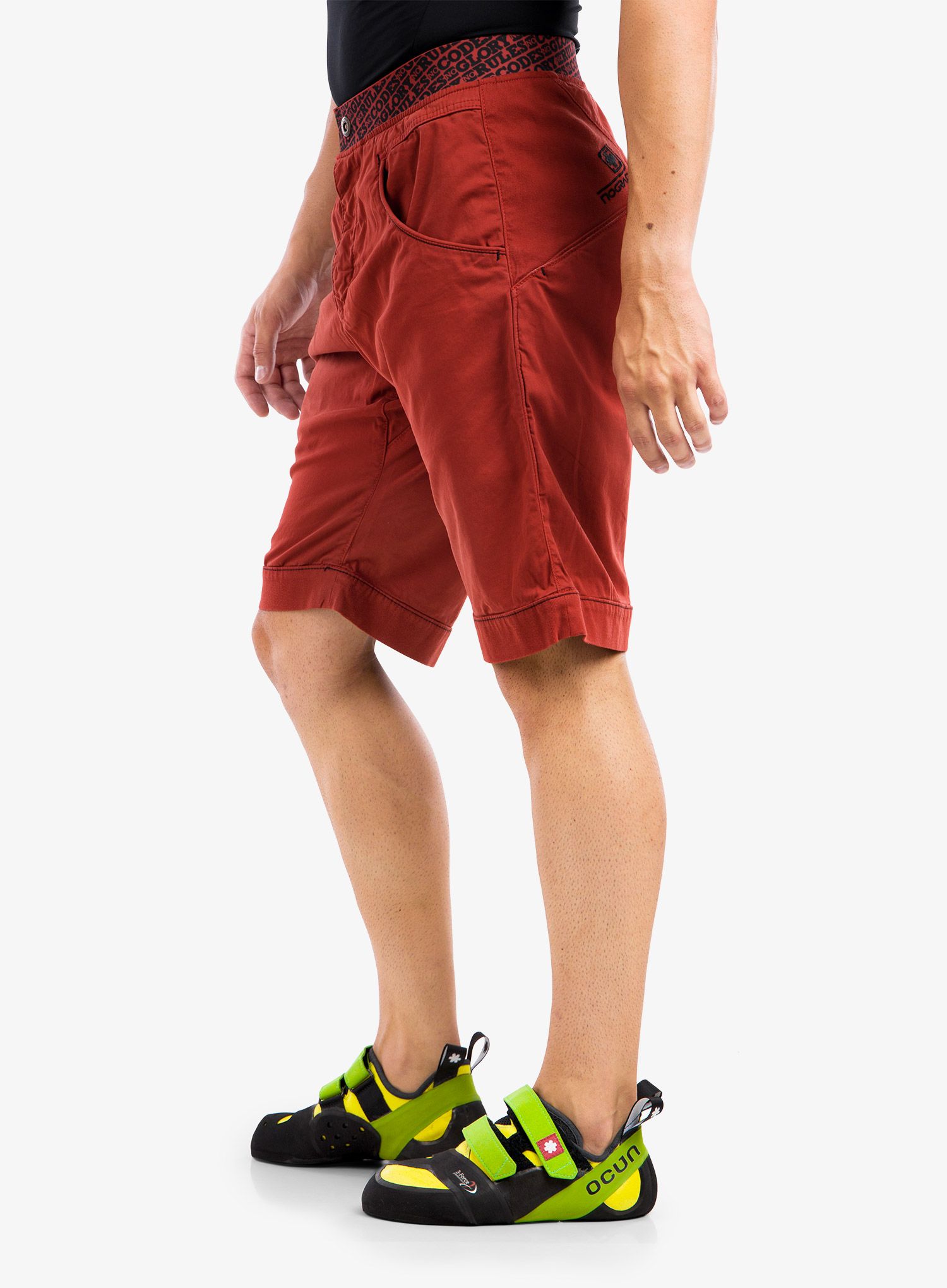 Penjačke kratke hlače Nograd Sahel Shorts Denim - brick