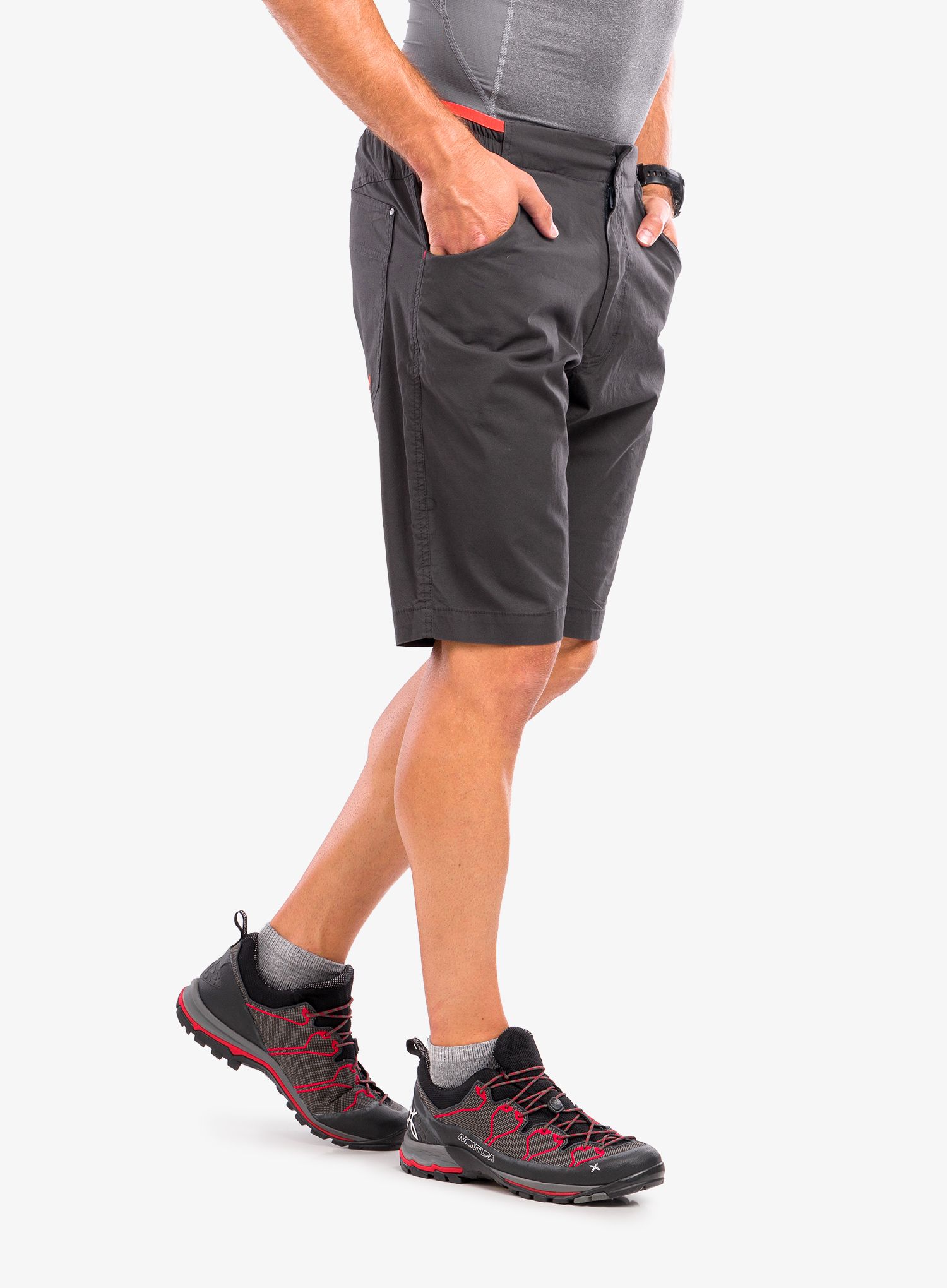 Penjačke kratke hlače Rab Oblique Short - anthracite
