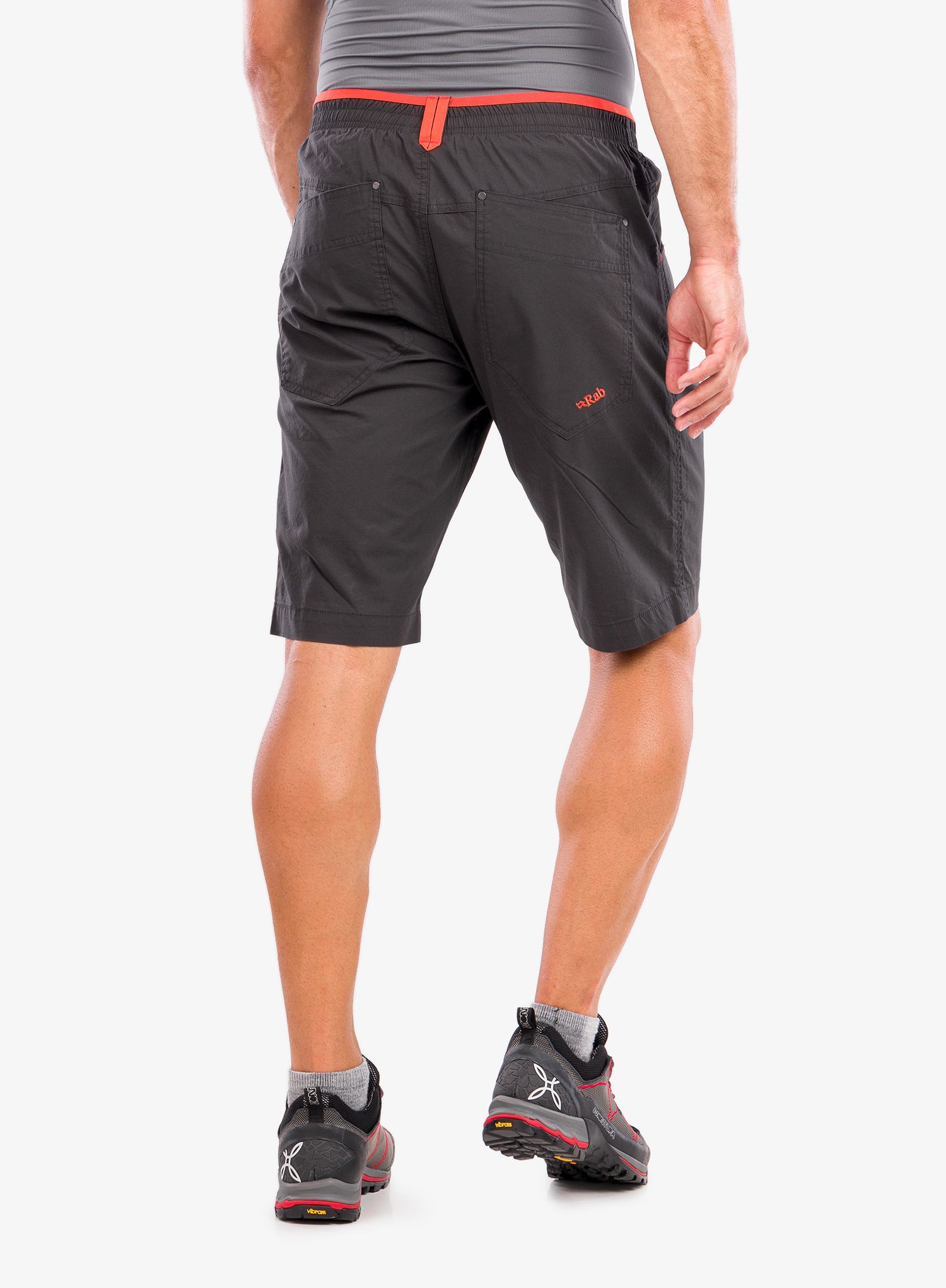 Penjačke kratke hlače Rab Oblique Short - anthracite