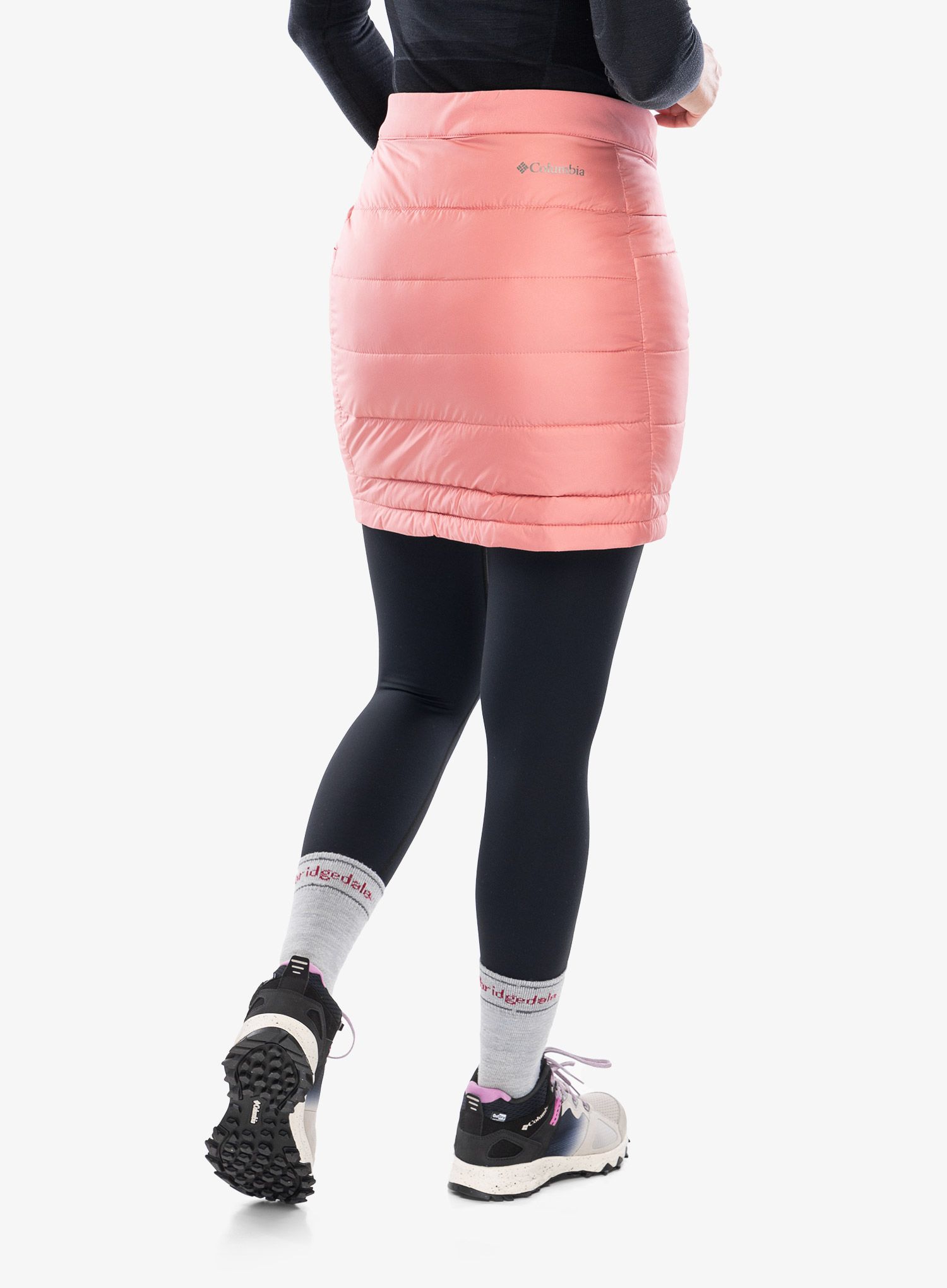 Suknja s postavom Columbia Powder Lite III Skirt - pink agave
