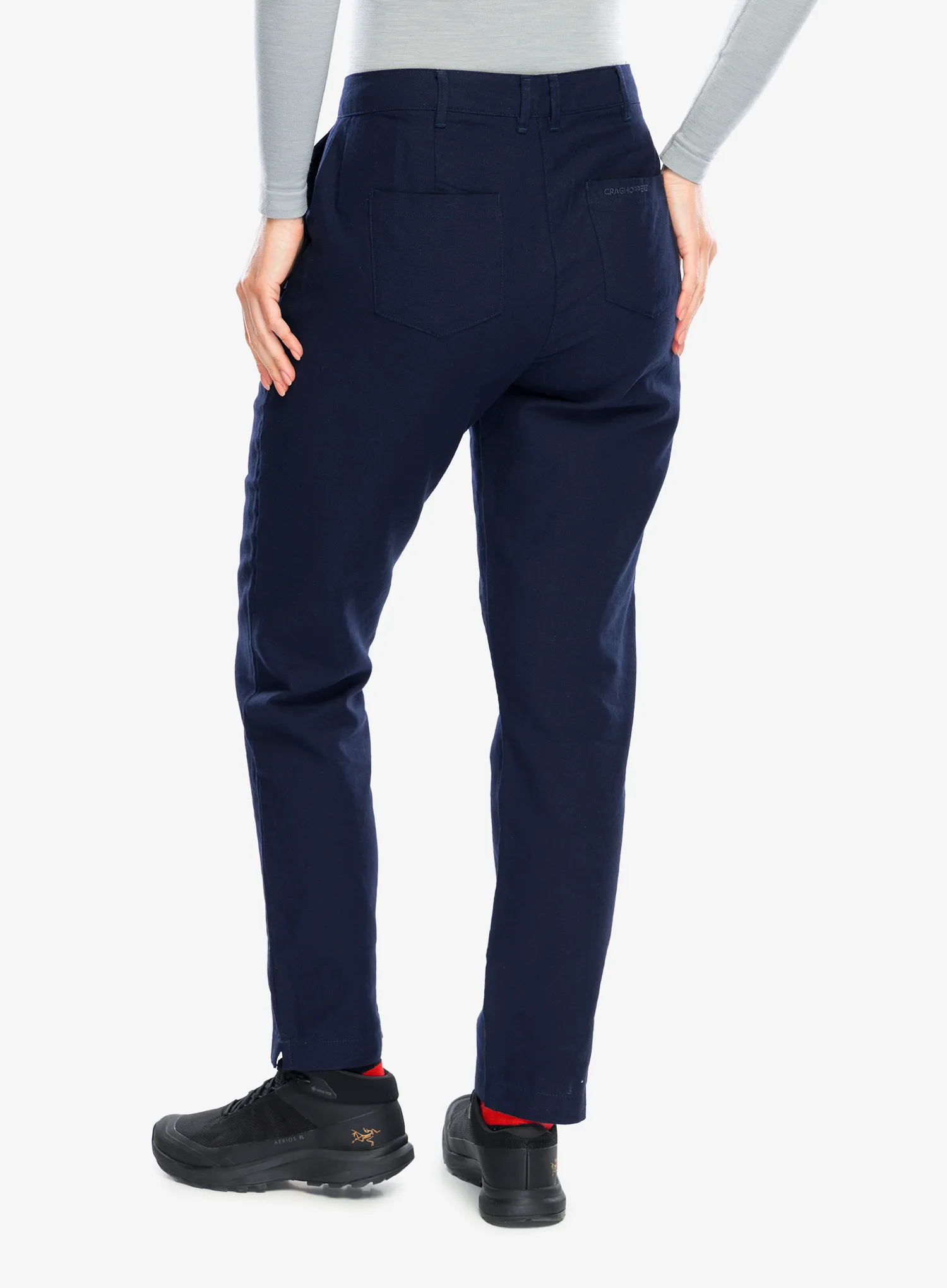 Ženske hlače Craghoppers NosiBotanical Orisia Trouser - blue navy