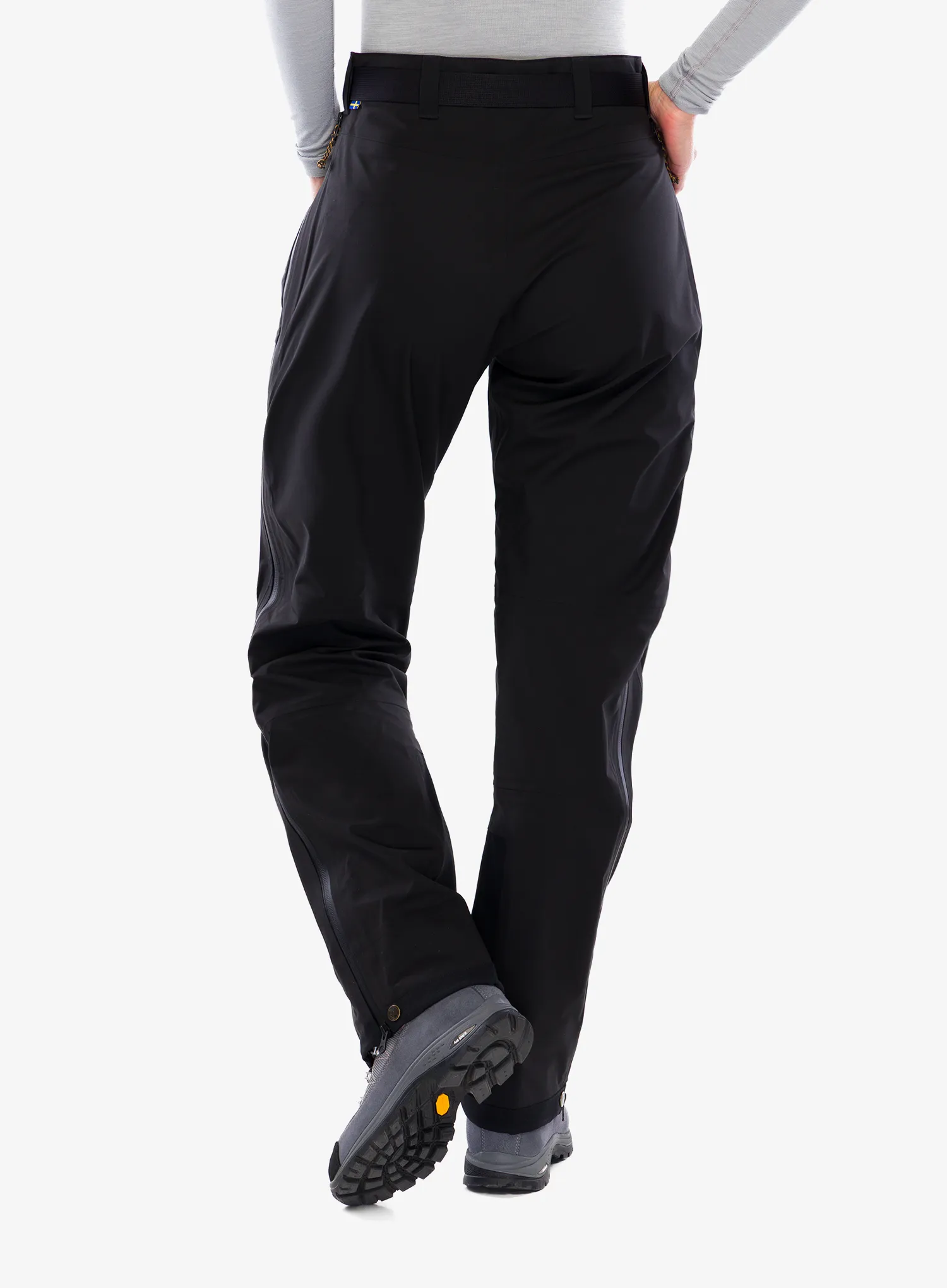 Ženske hlače Fjallraven Keb Eco-Shell Trousers - black