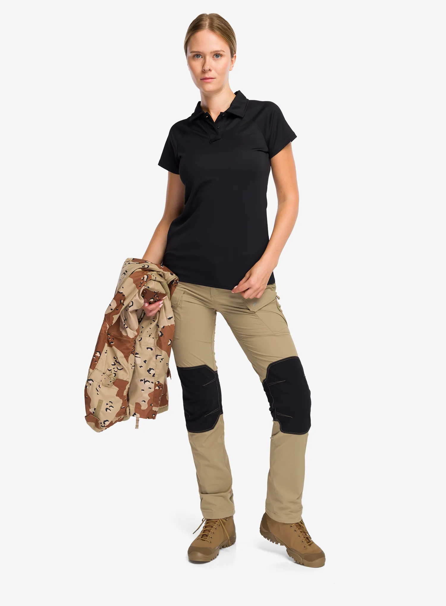 Ženske hlače Helikon-Tex Outdoor Tactical Pants VersaStretch - khaki/black