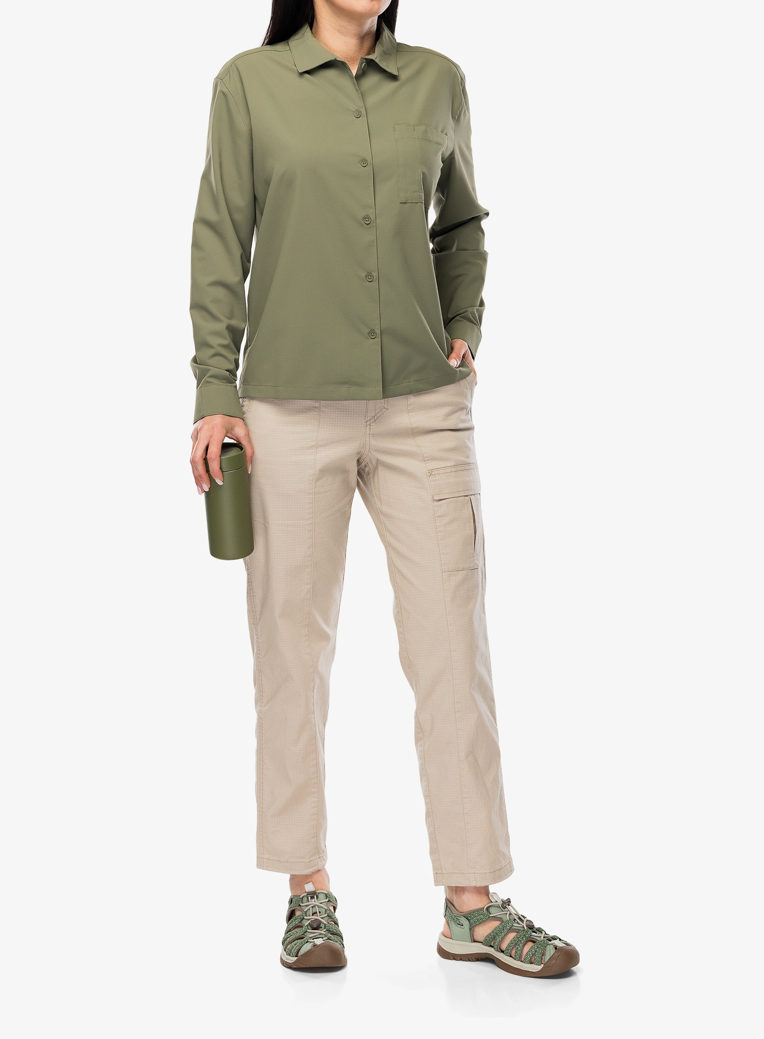 Ženske hlače Royal Robbins Crux Ankle Pant - oyster