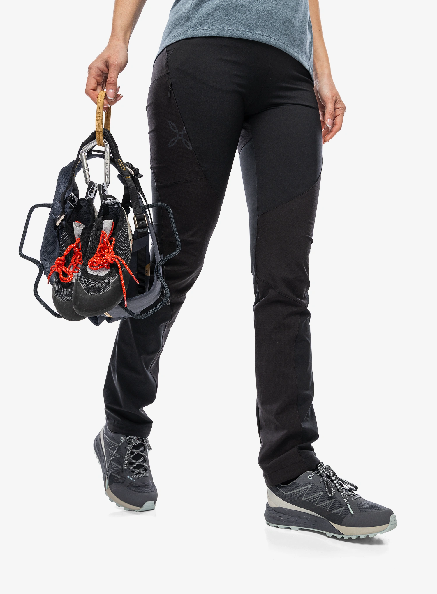 Ženske penjačke hlače Montura Synth Pants - black/black