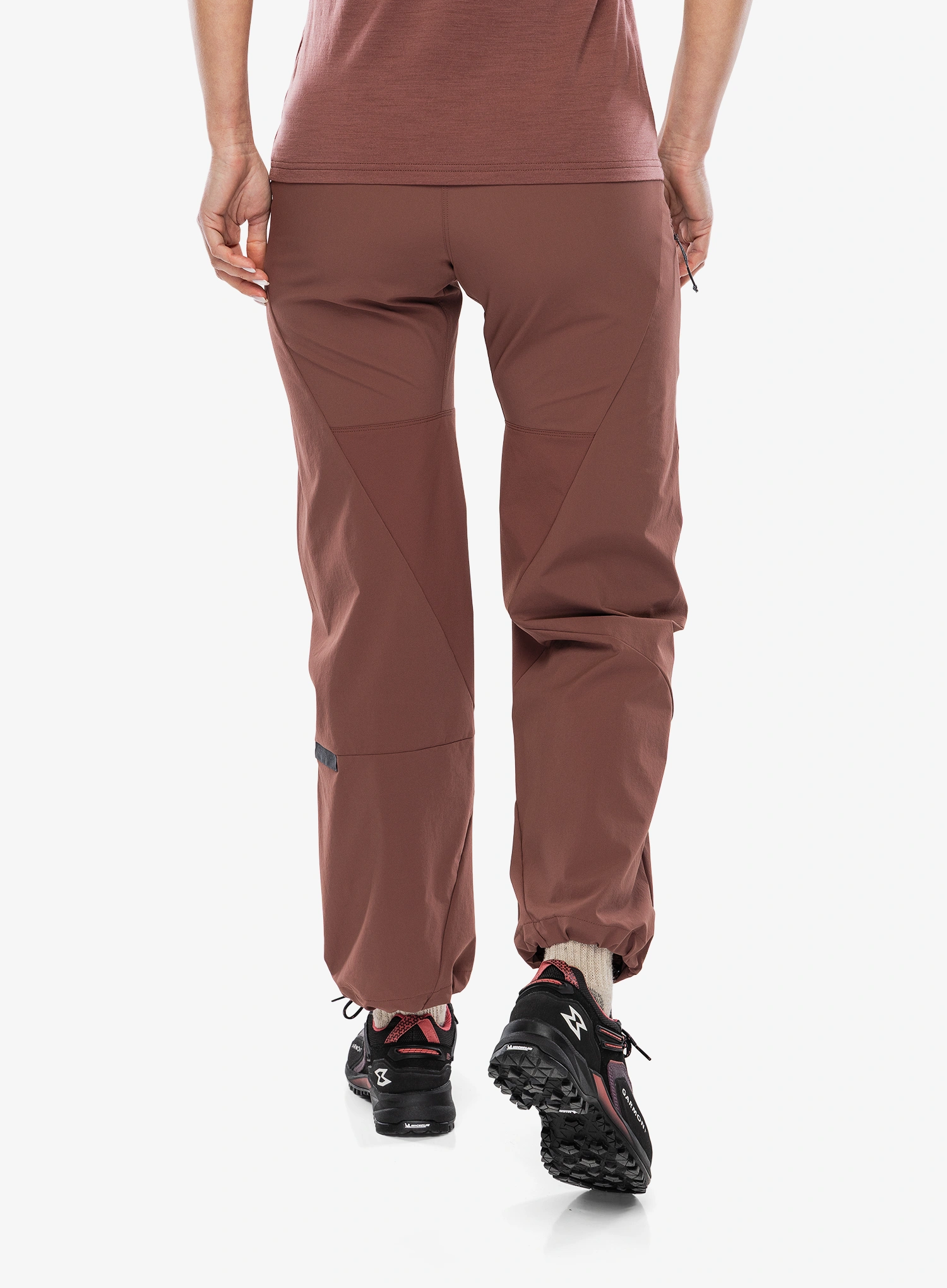 Ženske penjačke hlače Ortovox Trad Light Pants - chestnut