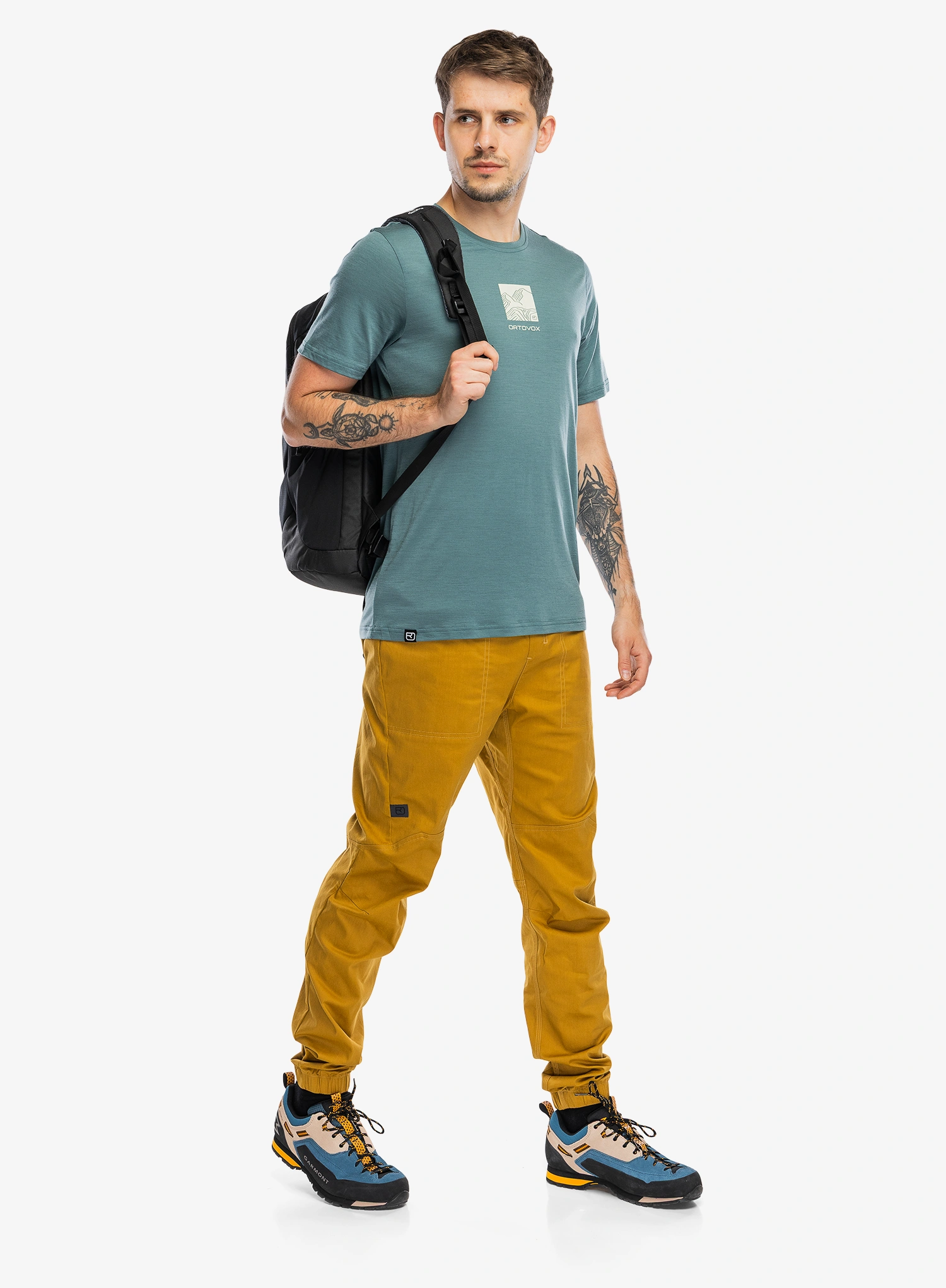 Penjačke hlače Ortovox Affinity Pants - wild cumin