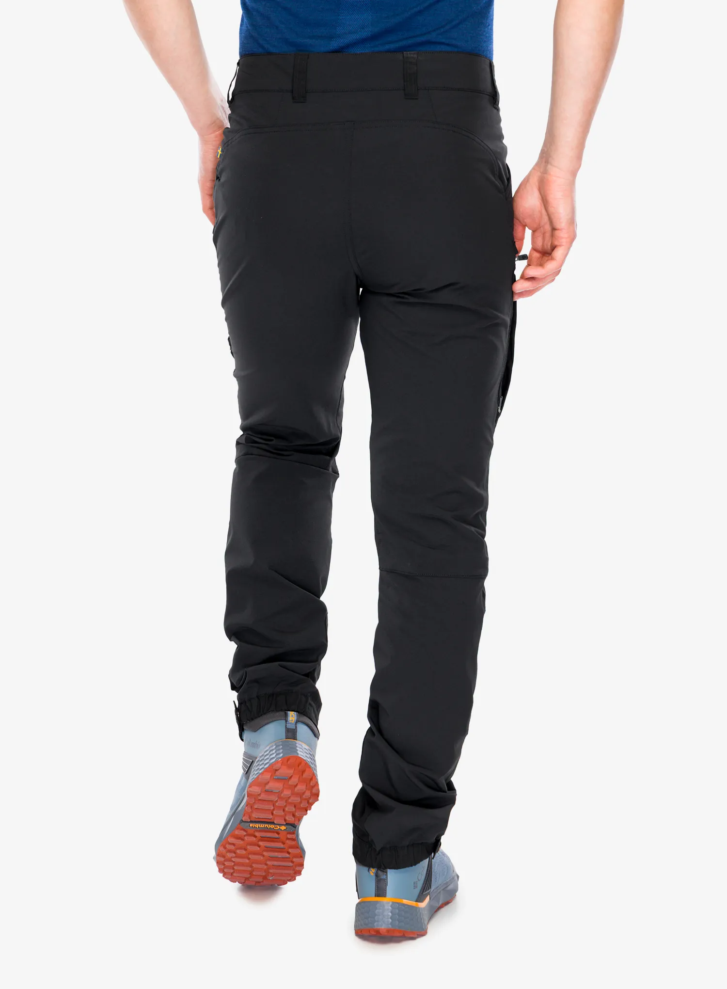 Hlače Fjallraven Keb Agile Trousers - black/black