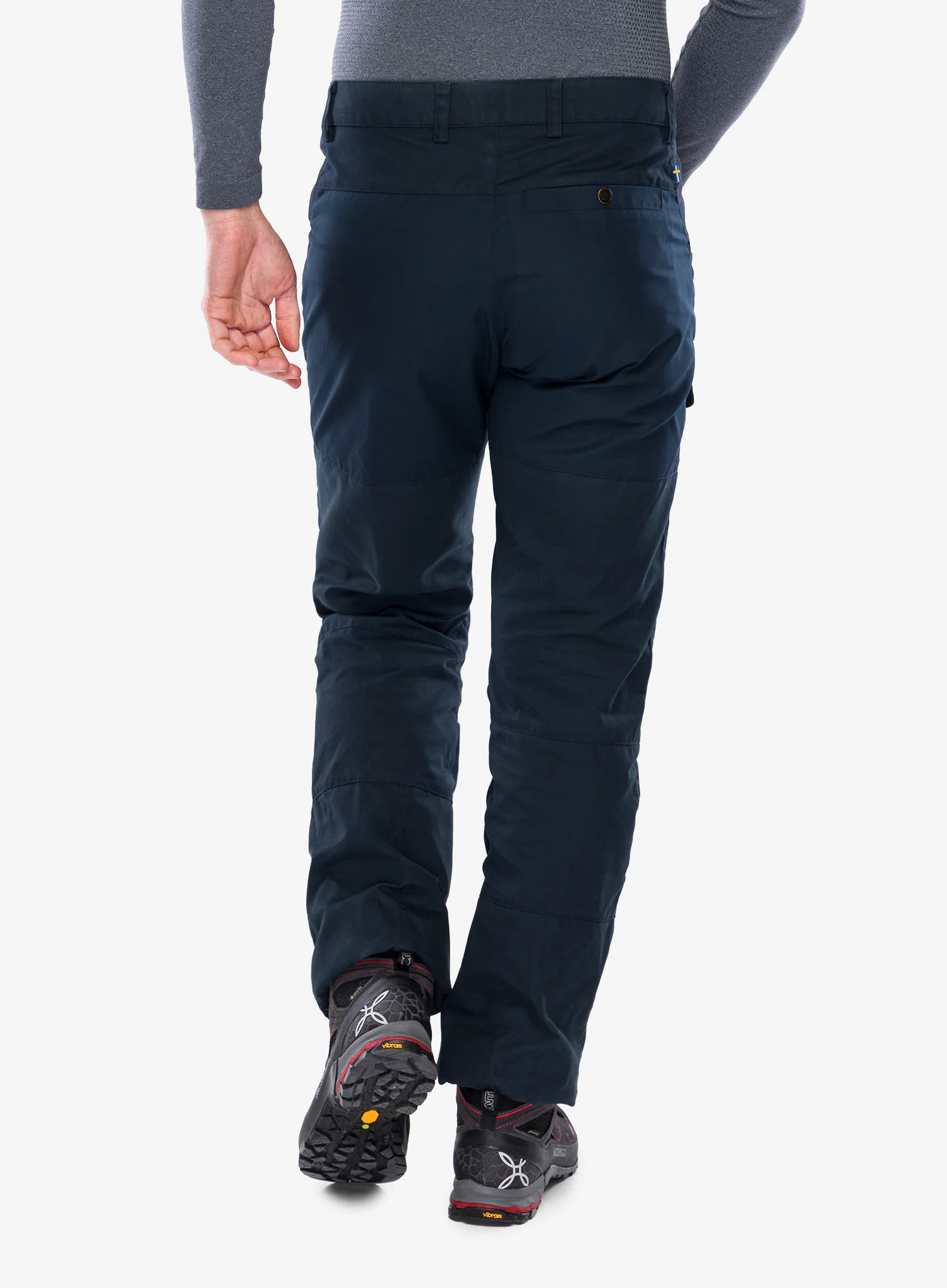 Hlače Fjallraven Nils Trousers - dark navy