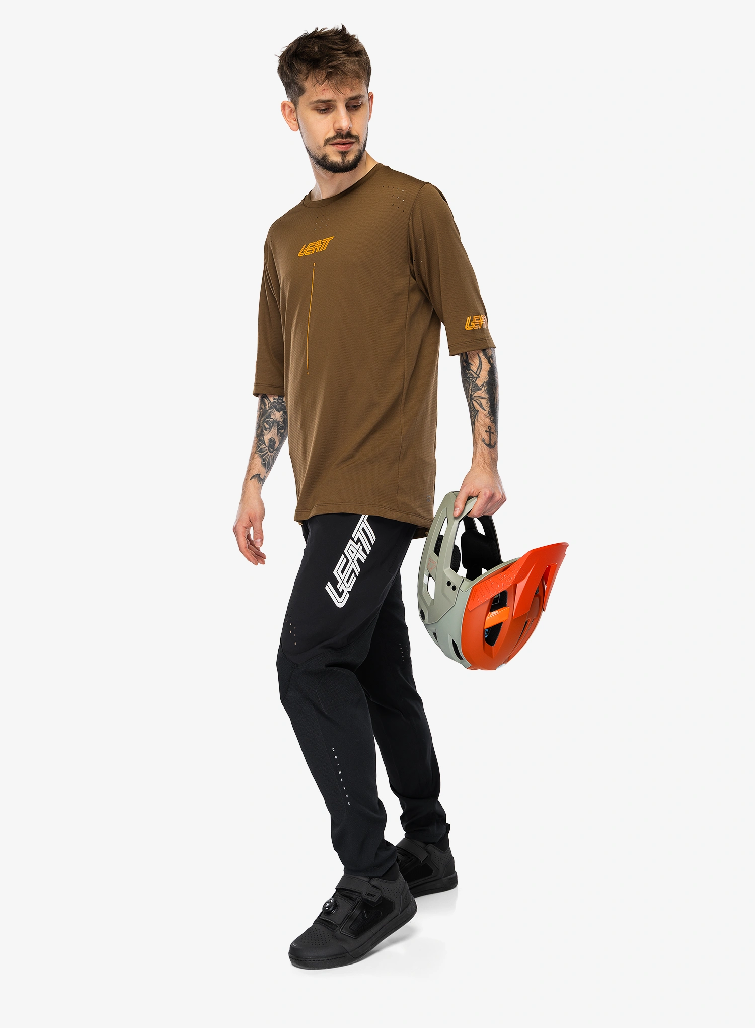 Biciklističke hlače Leatt MTB Gravity 8.0 - black