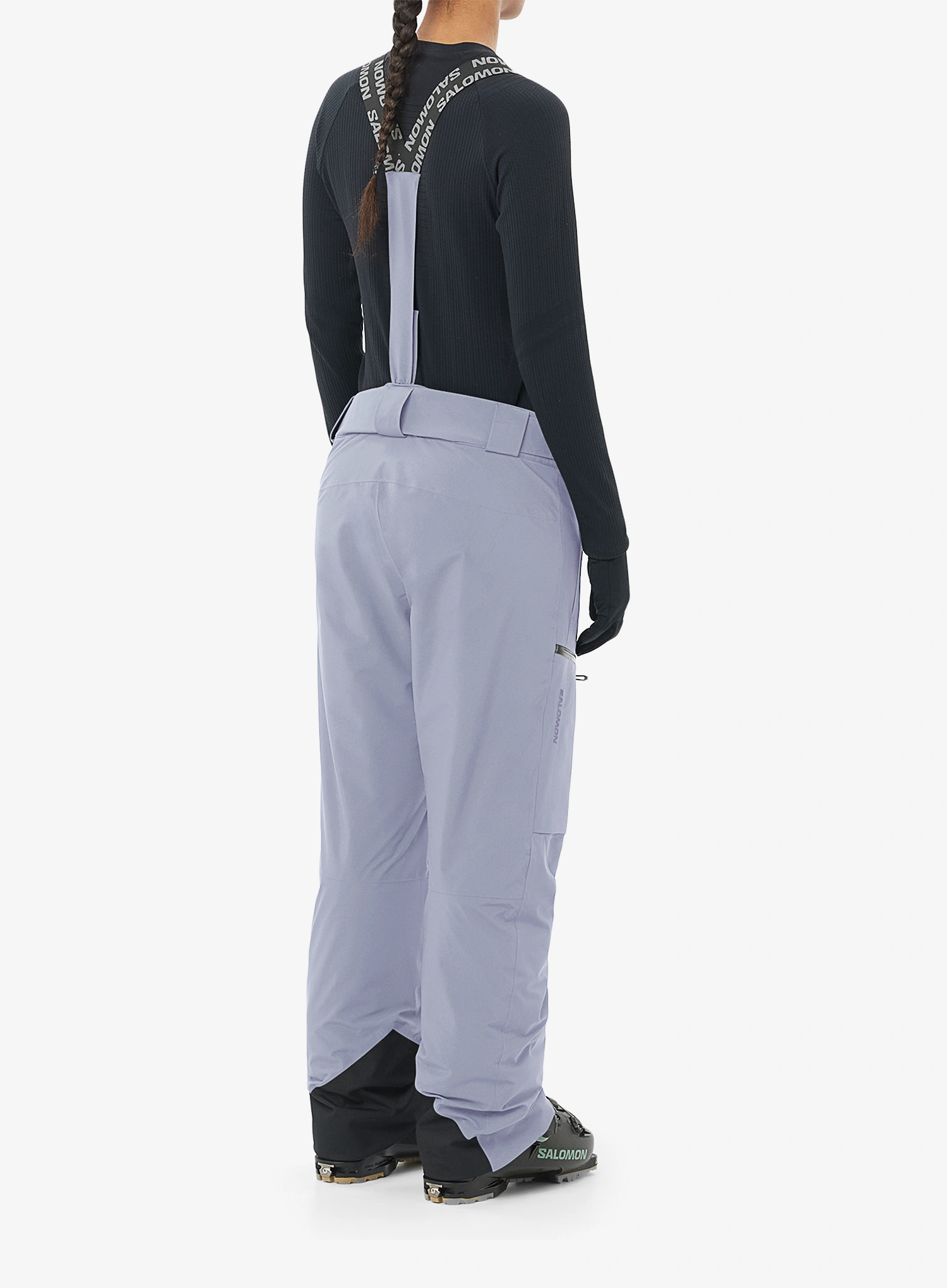Ženske skijaške hlače Salomon Brilliant Pant - blue granite