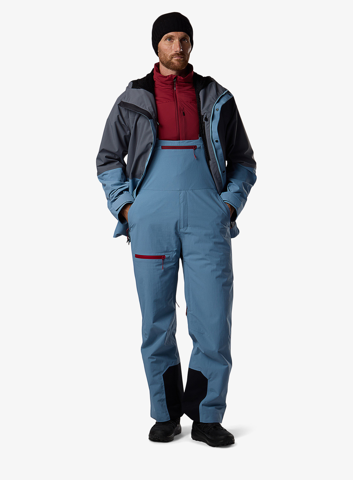 Skijaške hlače Rossignol Outerlimits Insulated Bib - windward blue