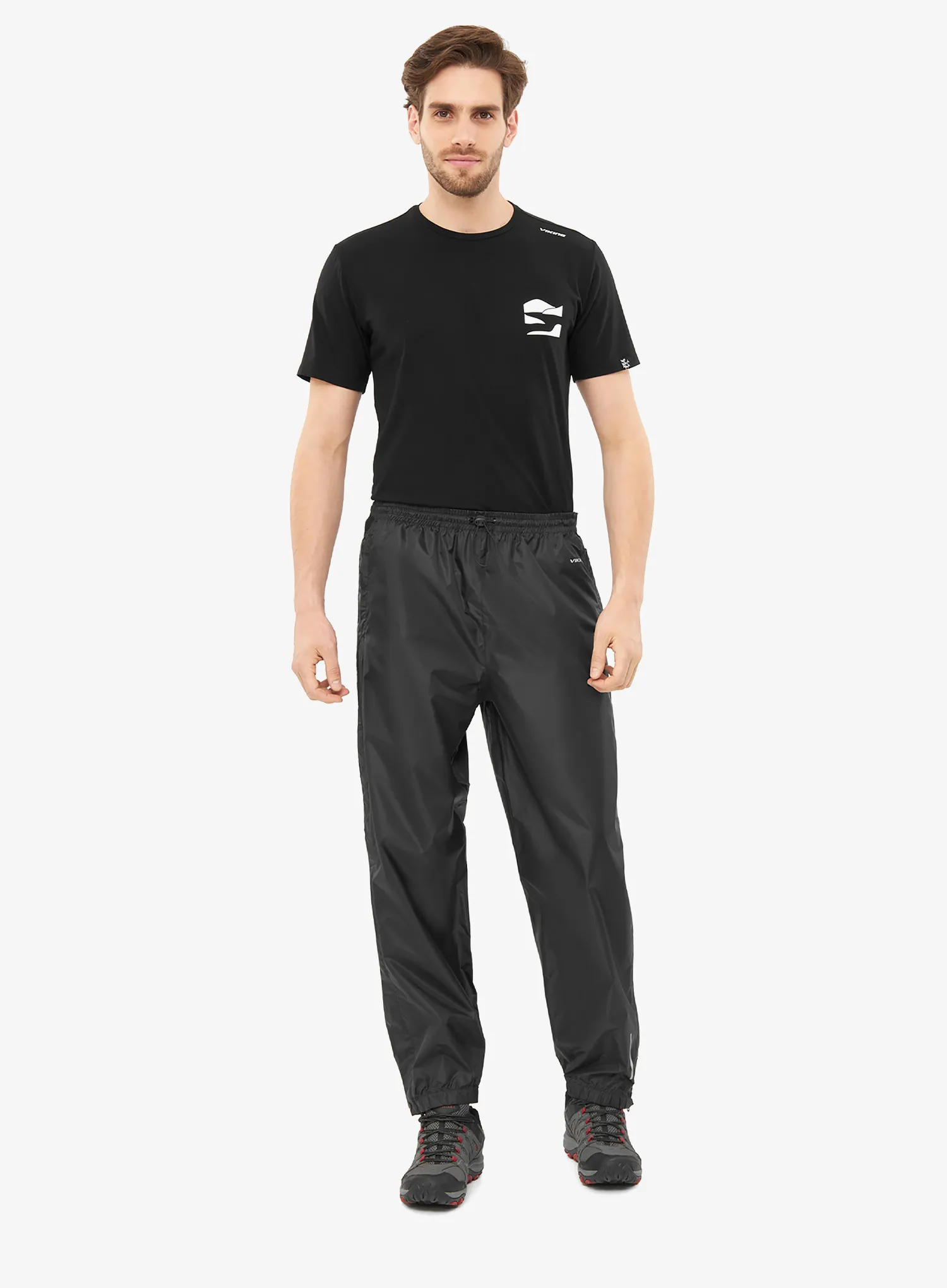 Kišne hlače Viking Rainier Full Zip - black