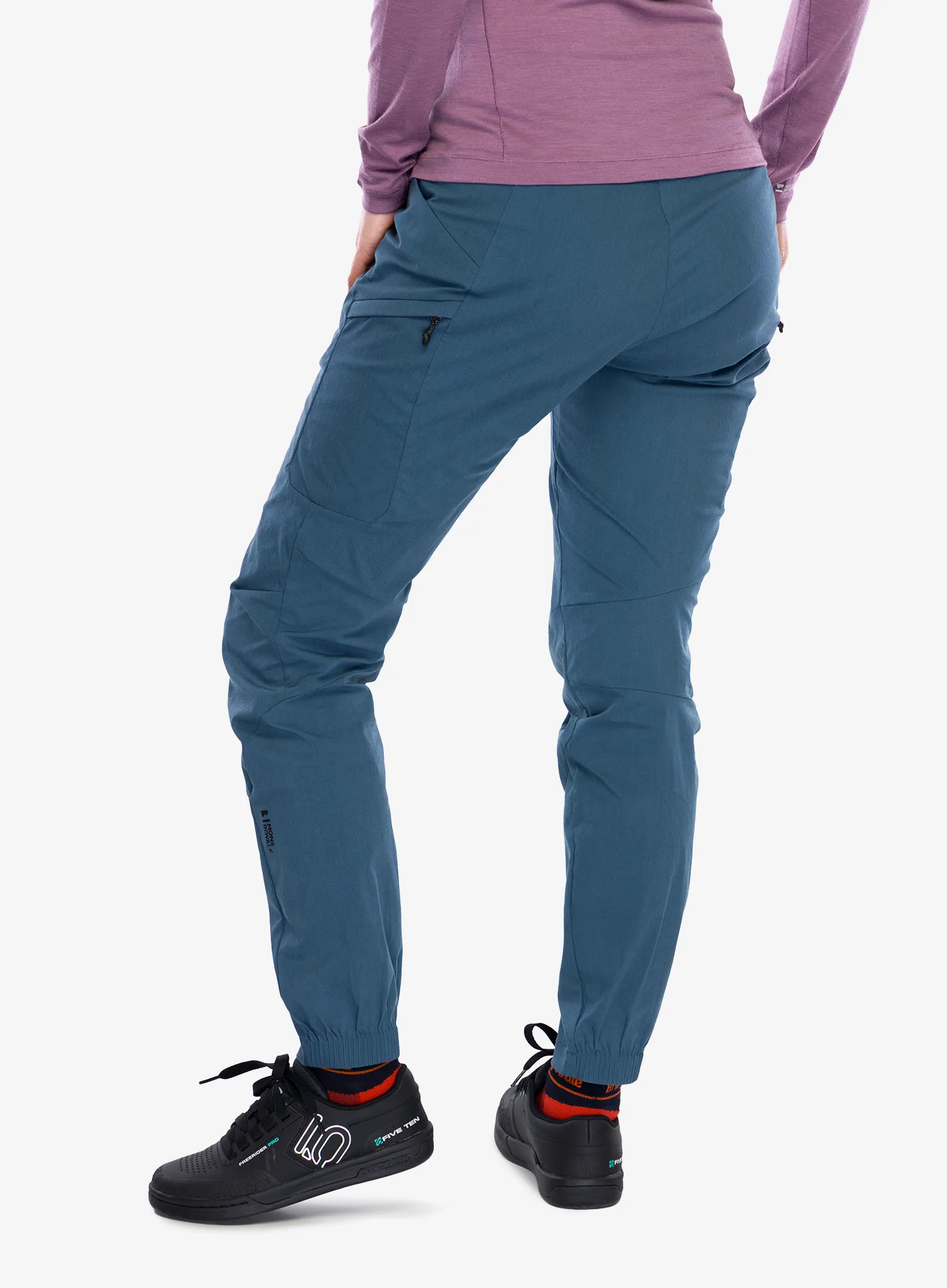 Damske biciklističke hlače Mons Royale Diversion Merino Trail Pants - abyss/abyss