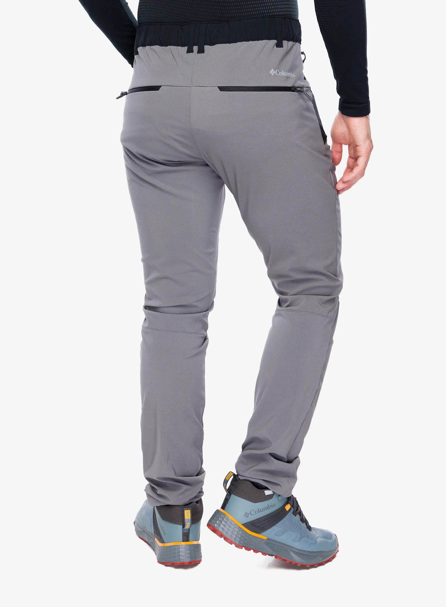 Softshell hlače Columbia Tech Softshell Pant - grey/black