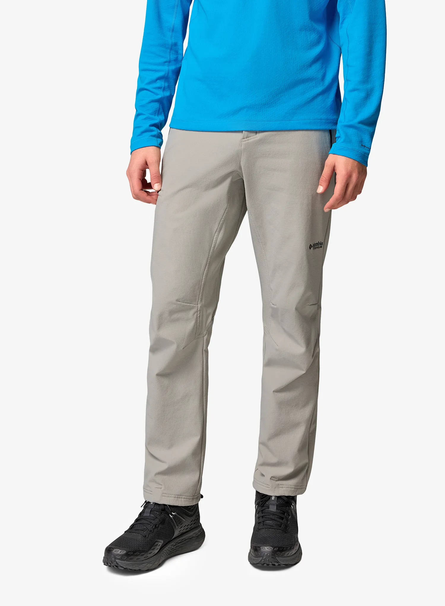 Softshell hlače Columbia Tennent Mountain Softshell Pant - flint grey