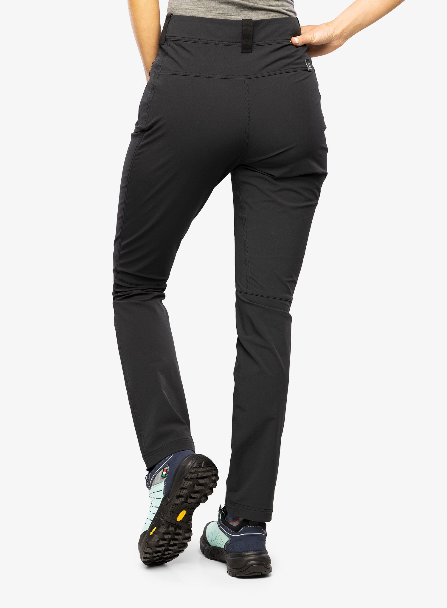 Ženske softshell hlače Haglofs Moran Softshell Slim Pant - true black