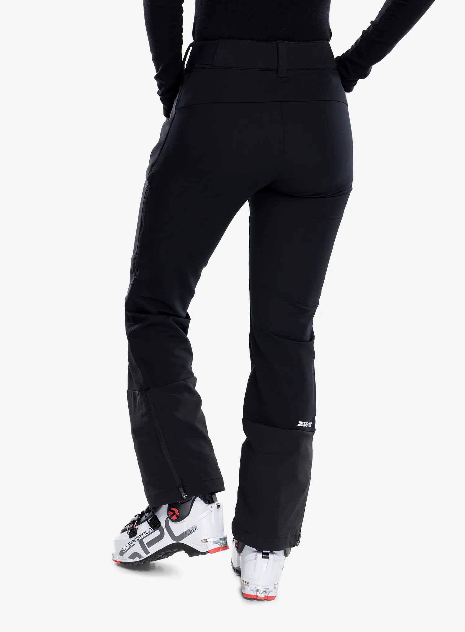 Ženske softshell hlače Ziener Nolane - black