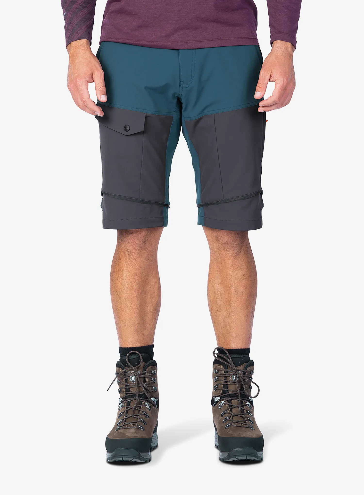 Softshell hlače Hannah Torg Z-Off - stratified sea/anthracite