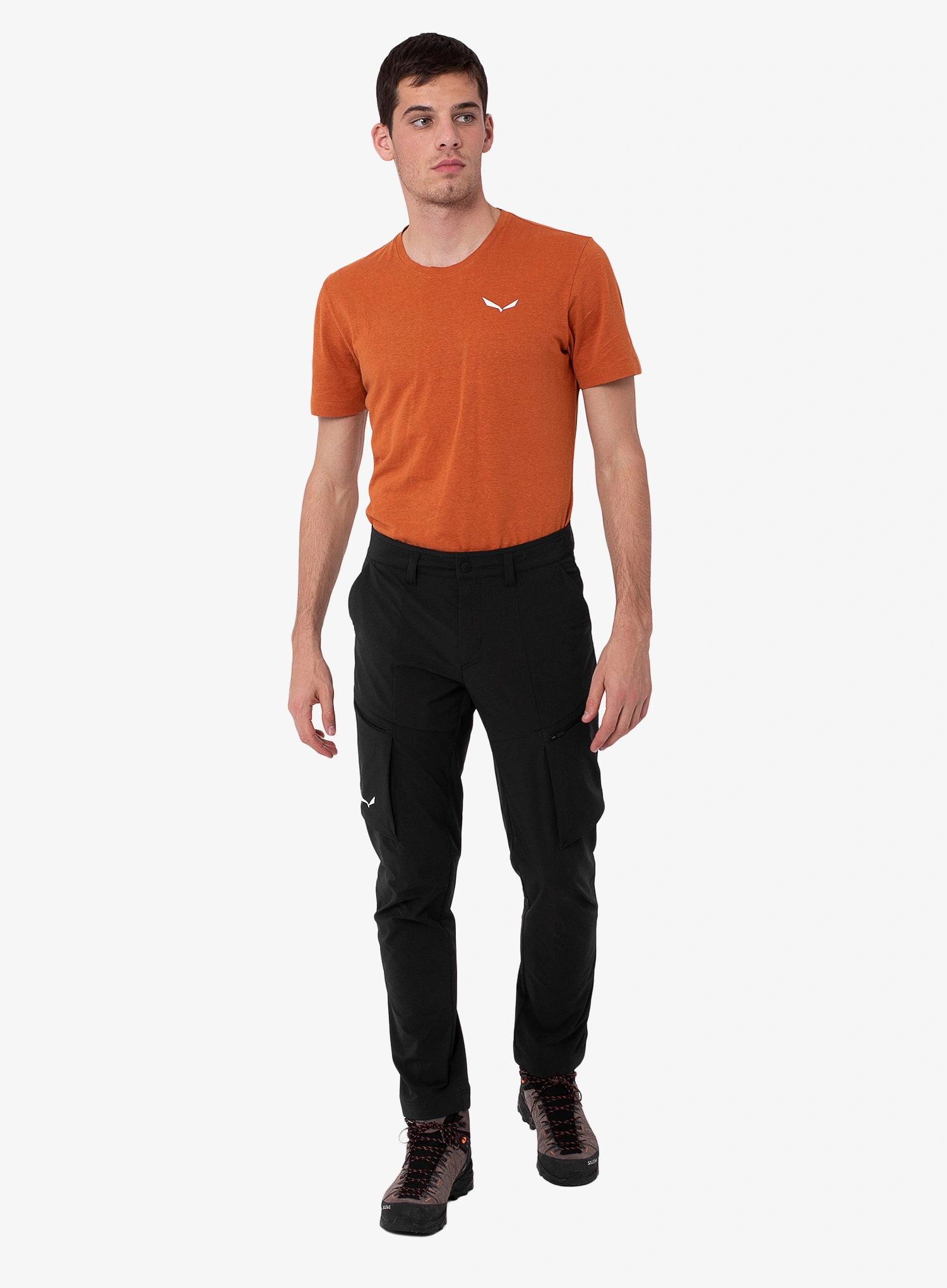 Muške softshell hlače Salewa Puez DST Cargo Pants - black out