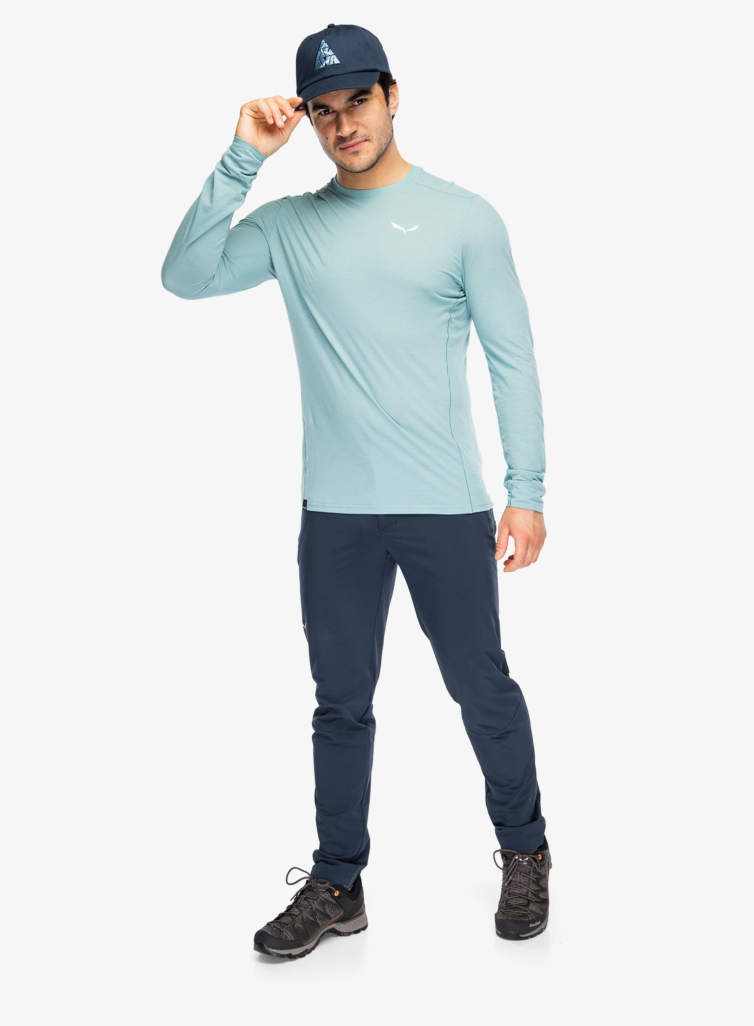 Softshell hlače Salewa Pedroc 5 Dst Pant - blueberry