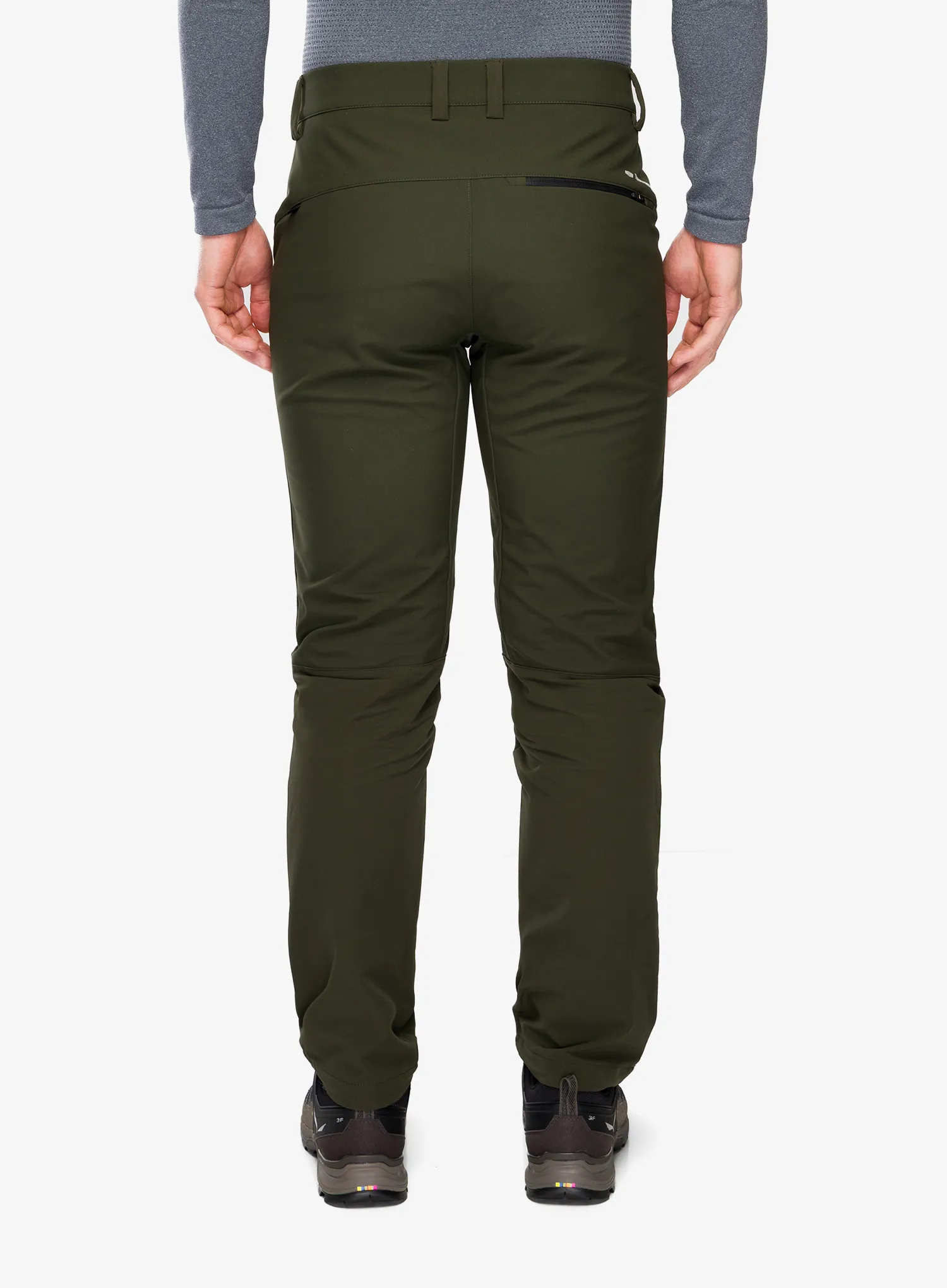 Softshell hlače Salewa Puez Dolomia 2 Pants - dark olive