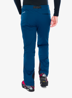 Softshell hlače Vaude Badile Pants II - dark sea