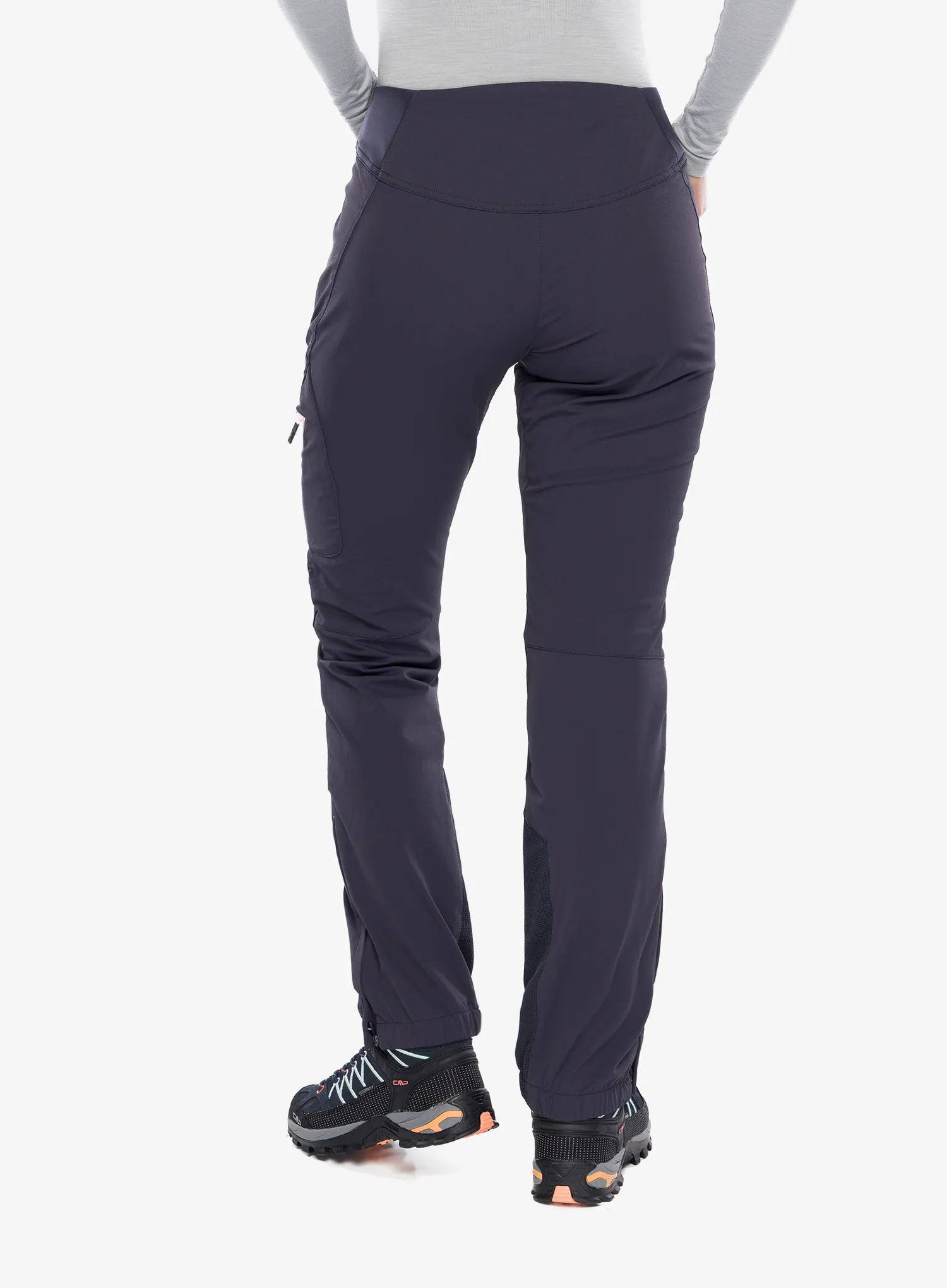 Ženske trekking hlače CMP Fonda Pant - antracite/pink