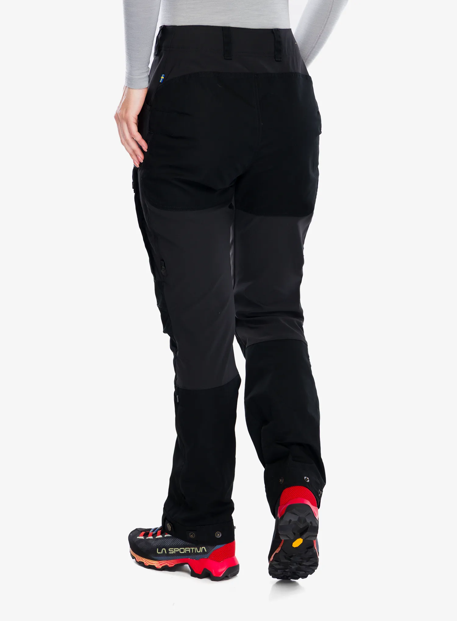 Ženske trekking hlače Fjallraven Keb Trousers Curved - black