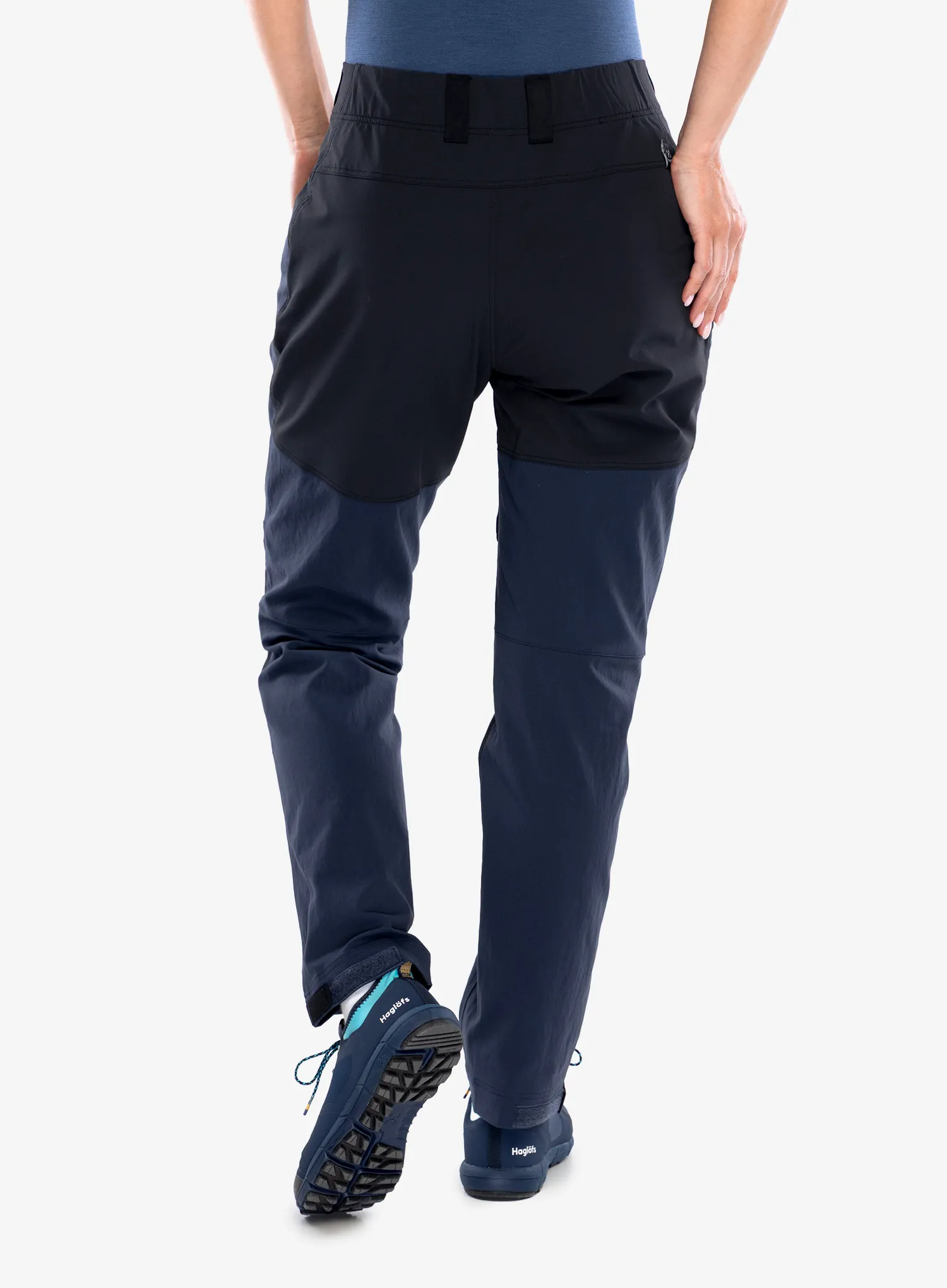 Ženske trekking hlače Haglofs Mid Standard Pant - tarn blue/true black
