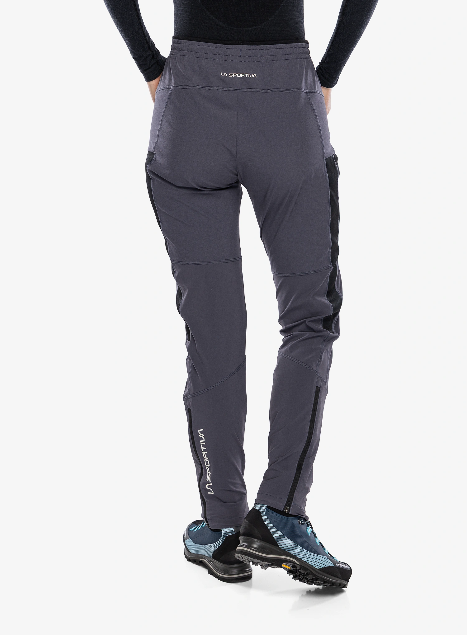 Ženske trekking hlače La Sportiva Aequilibrium Speed Tights - onyx/chalk