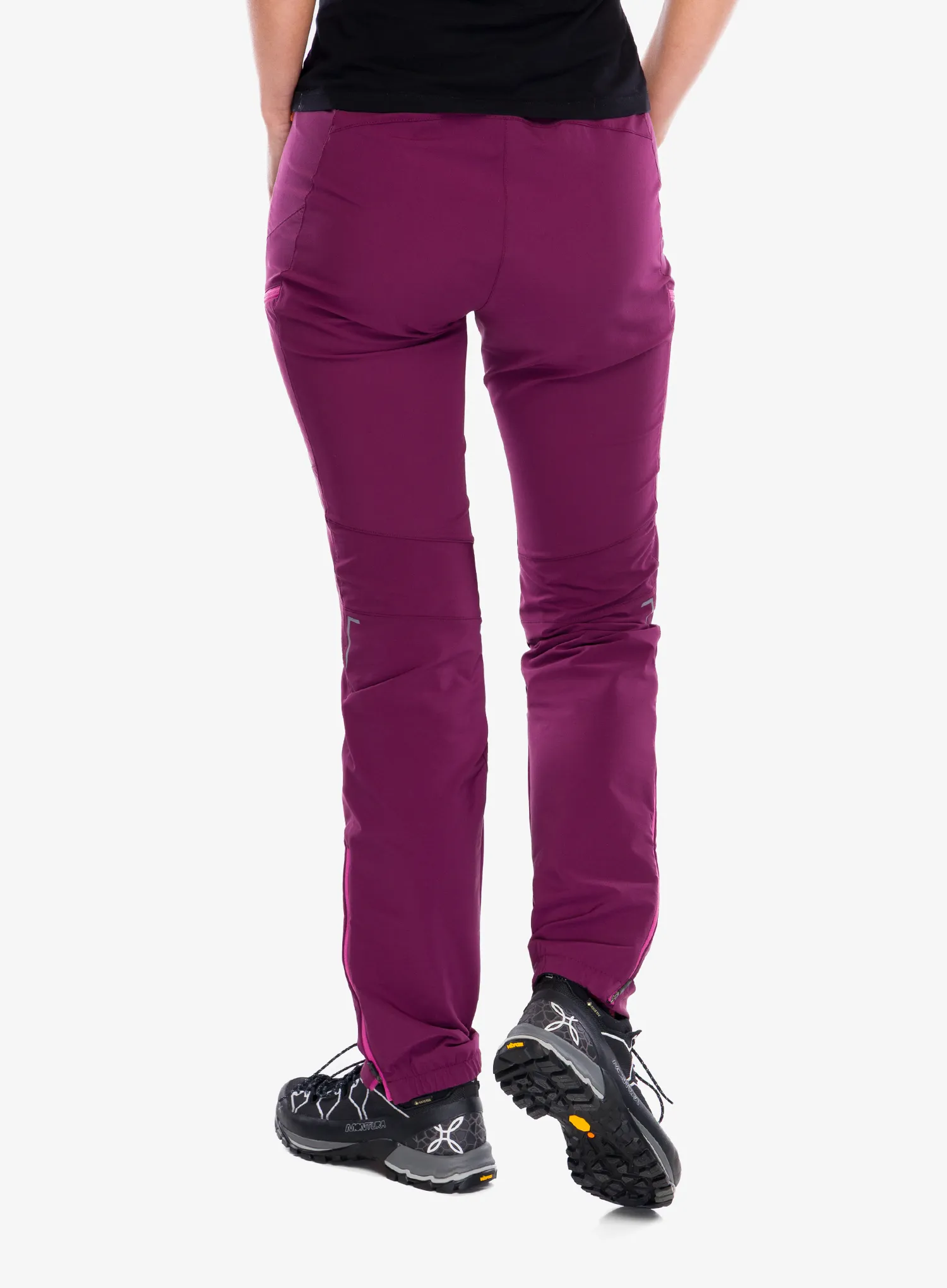 Ženske trekking hlače Montura Ledge Pants - wine red/baton rouge