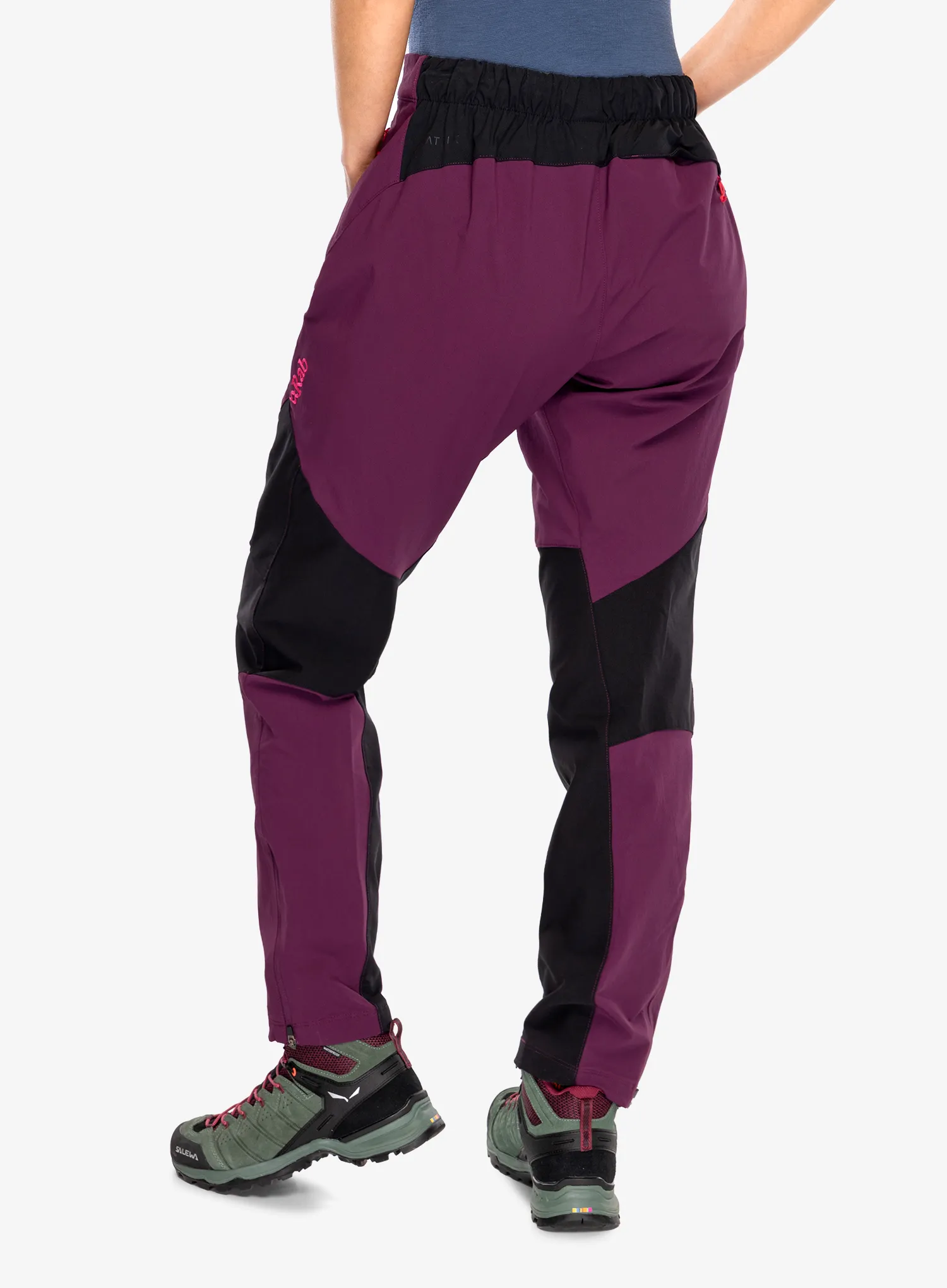 Trekking hlače Rab Torque Pants - mulberry