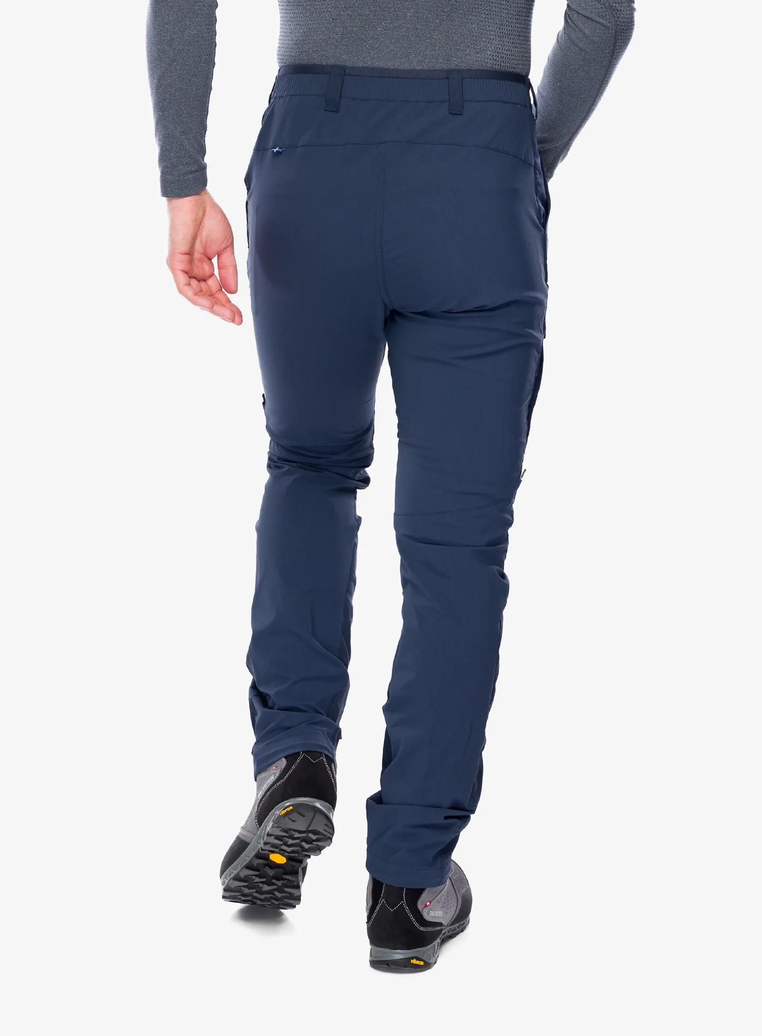 Trekking hlače Fjallraven Abisko Hybrid Trail Trs - navy