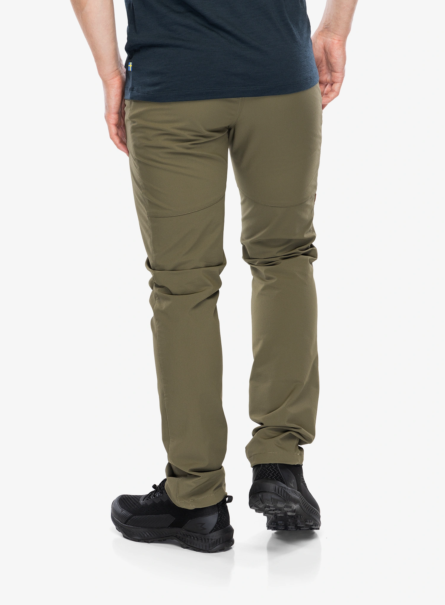Trekking hlače Fjallraven Abisko Trail Stretch Trousers - laurel green