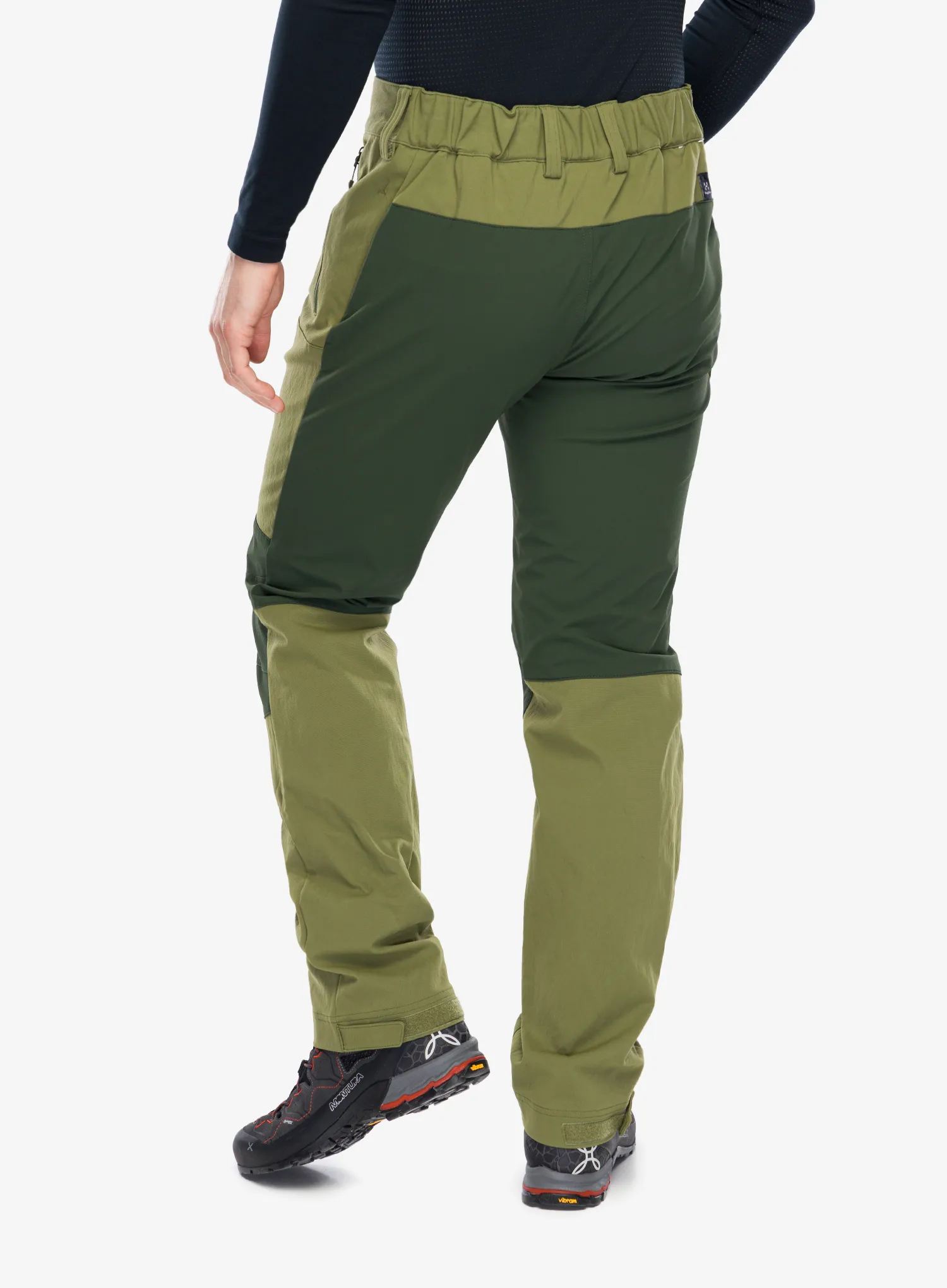 Trekking hlače Haglofs Mid Standard Pant - olive green/seaweed green