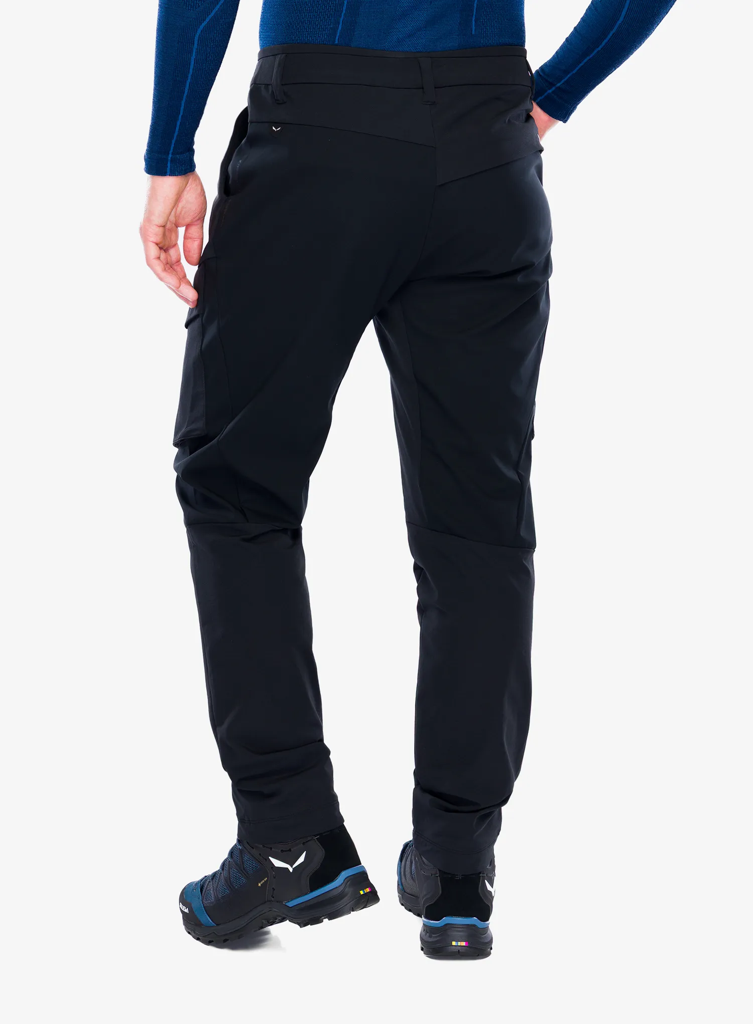 Trekking hlače Salewa Puez DST Warm Cargo Pants - black out