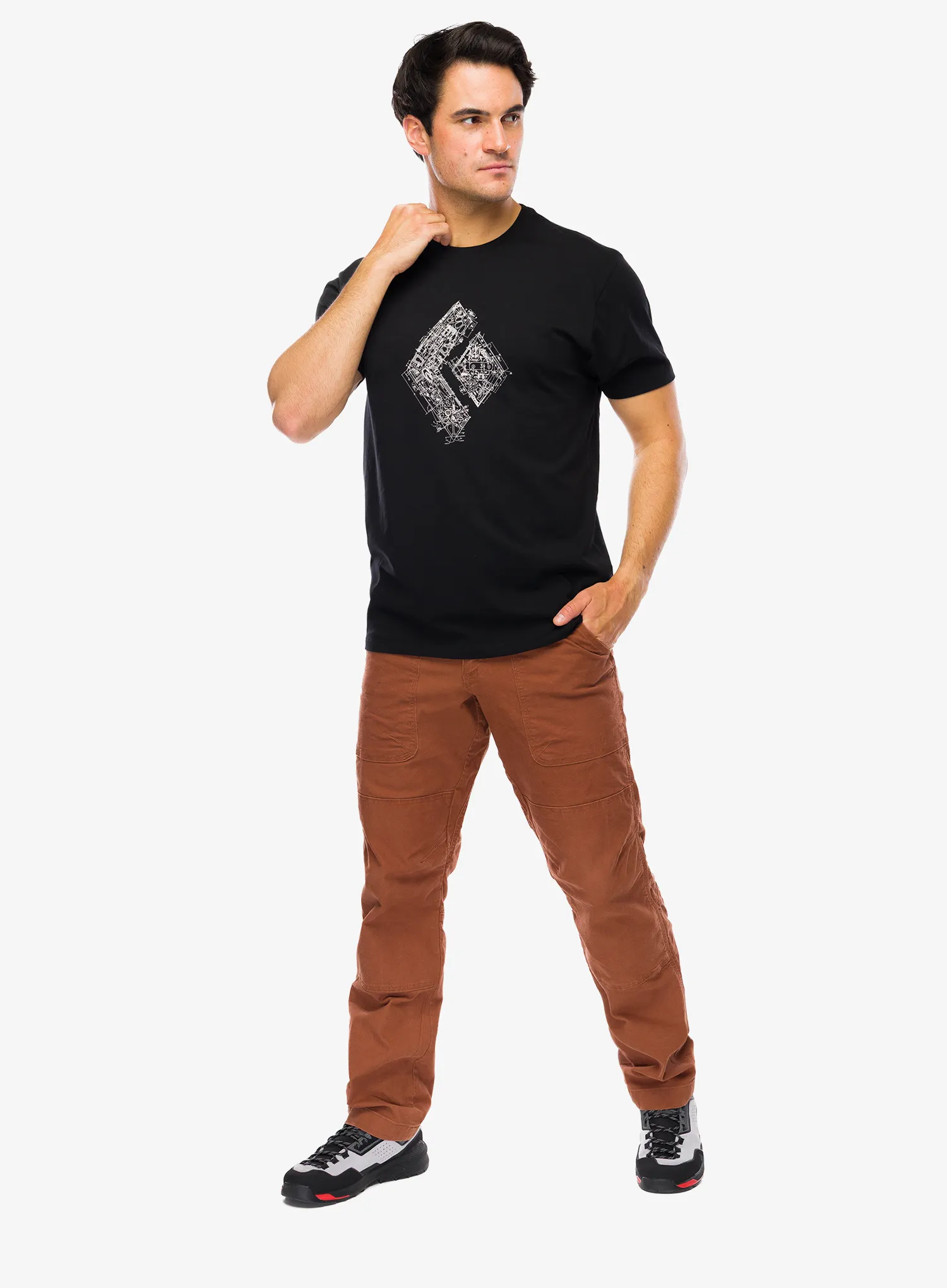 Planinarske hlače Black Diamond Dogma Pants - clay