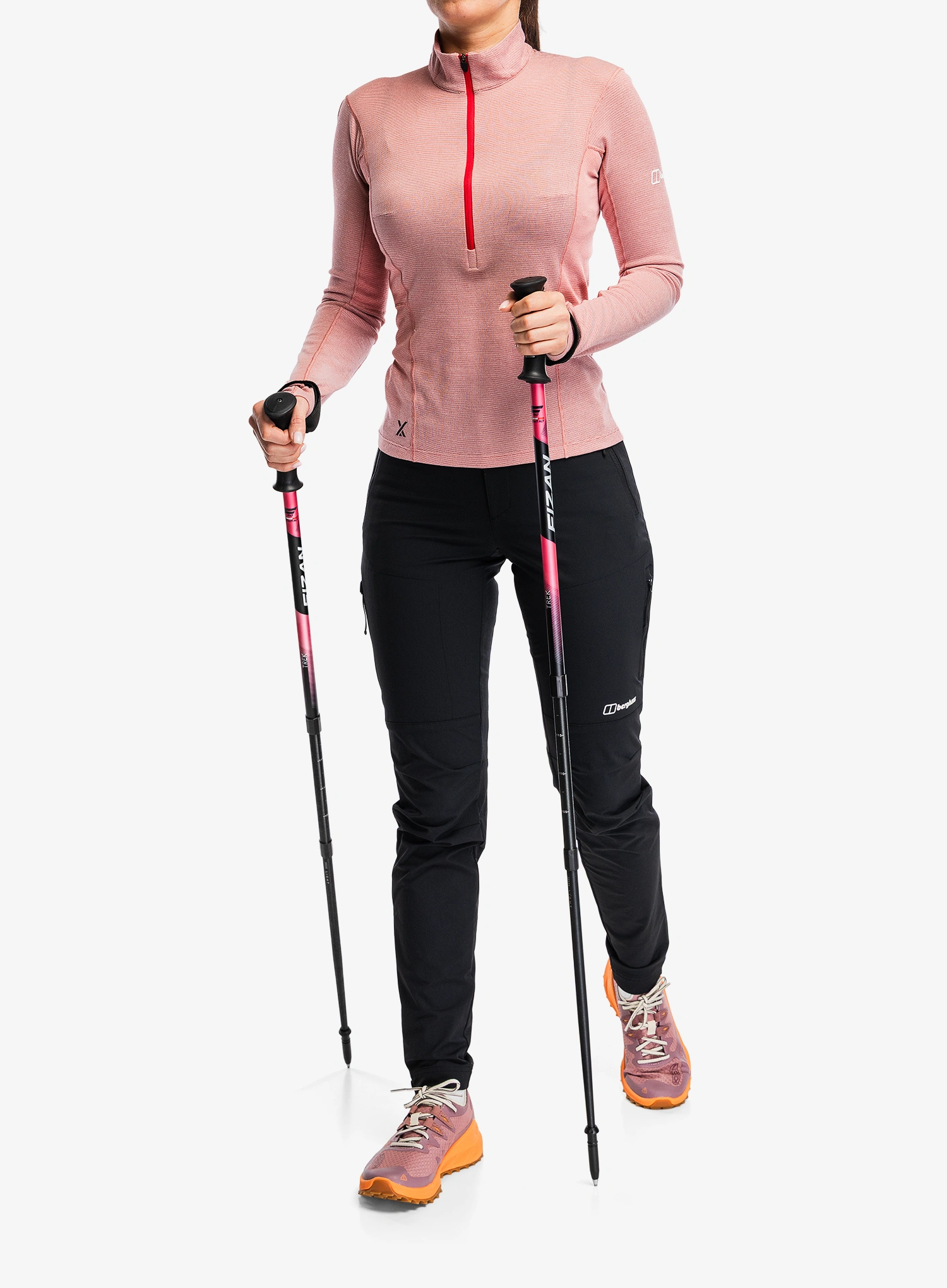 Ženske planinarske hlače Berghaus Trail-Explorer Pant - jet black