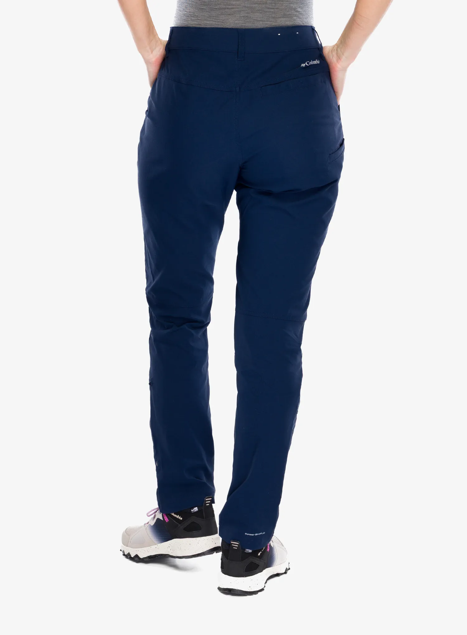 Ženske planinarske hlače Columbia Leslie Falls Pant II - collegiate navy