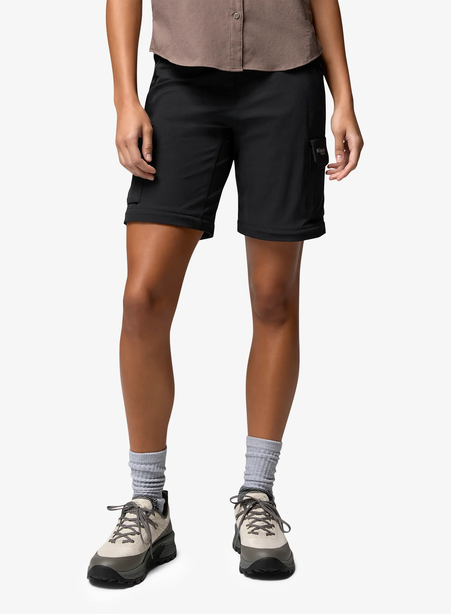 Ženske planinarske hlače Columbia Silver Ridge Elite Convertible Pant - black
