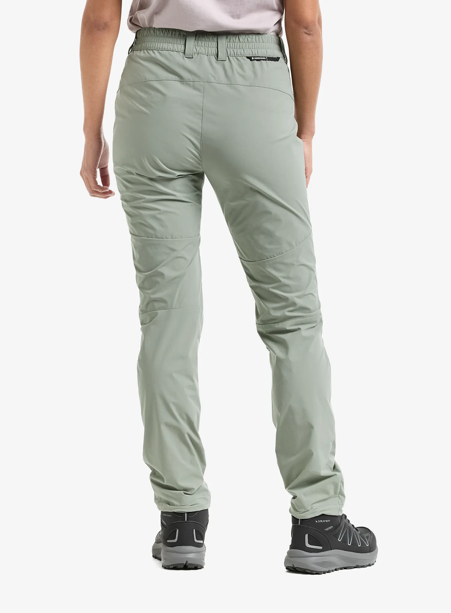 Ženske planinarske hlače Didriksons Juna Pants - wilted leaf